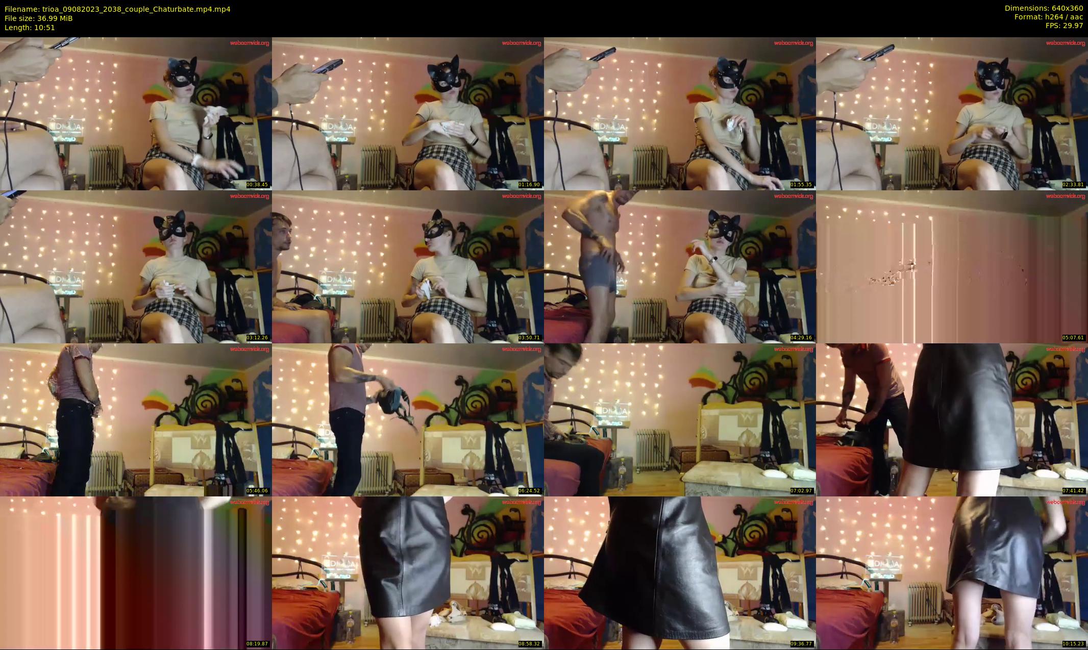 trioa — 11 minute Chaturbate couple cam show recording, 360p, Aug 9, 2023