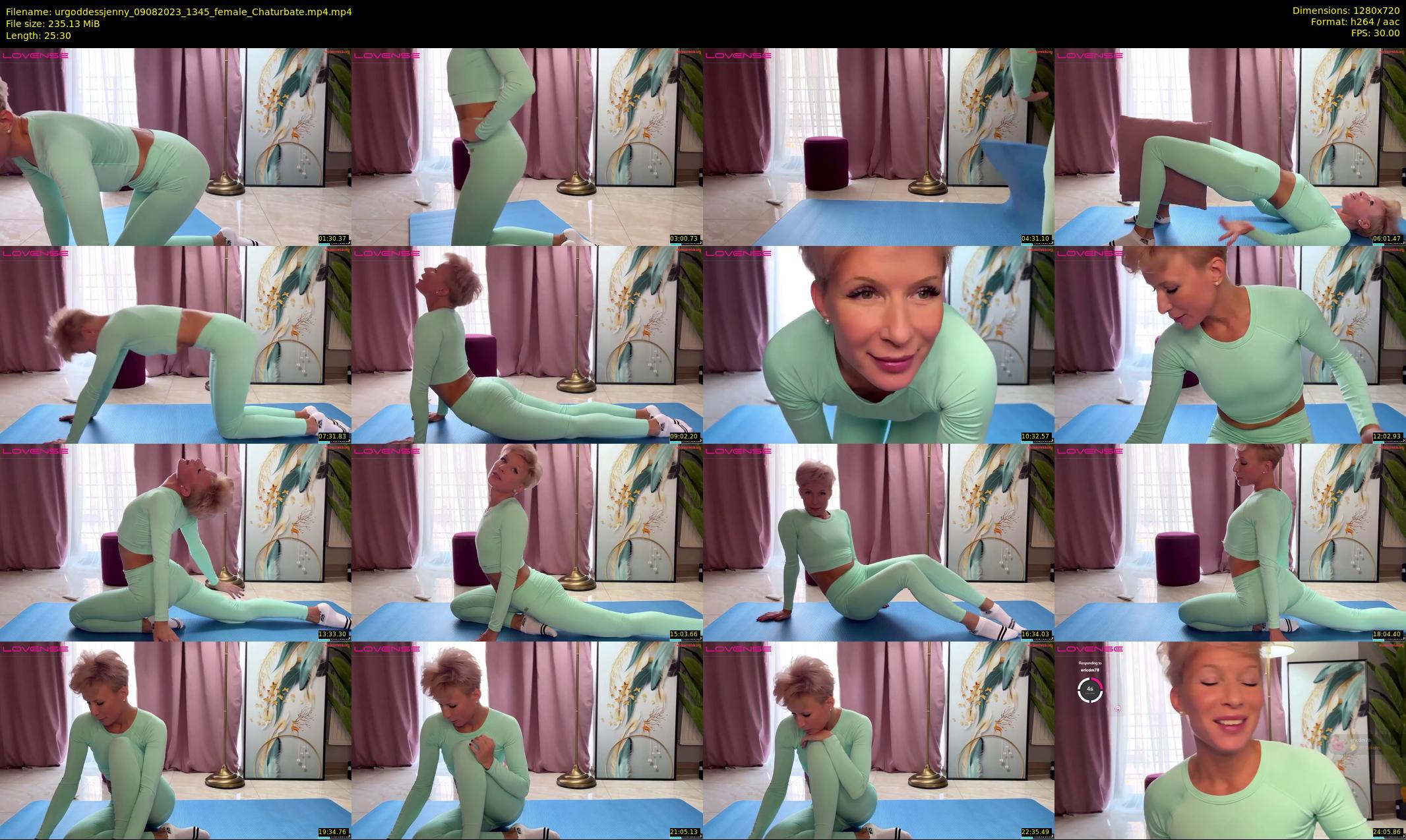 urgoddessjenny — 26 minute Chaturbate female cam show recording, 720p, Aug 9, 2023