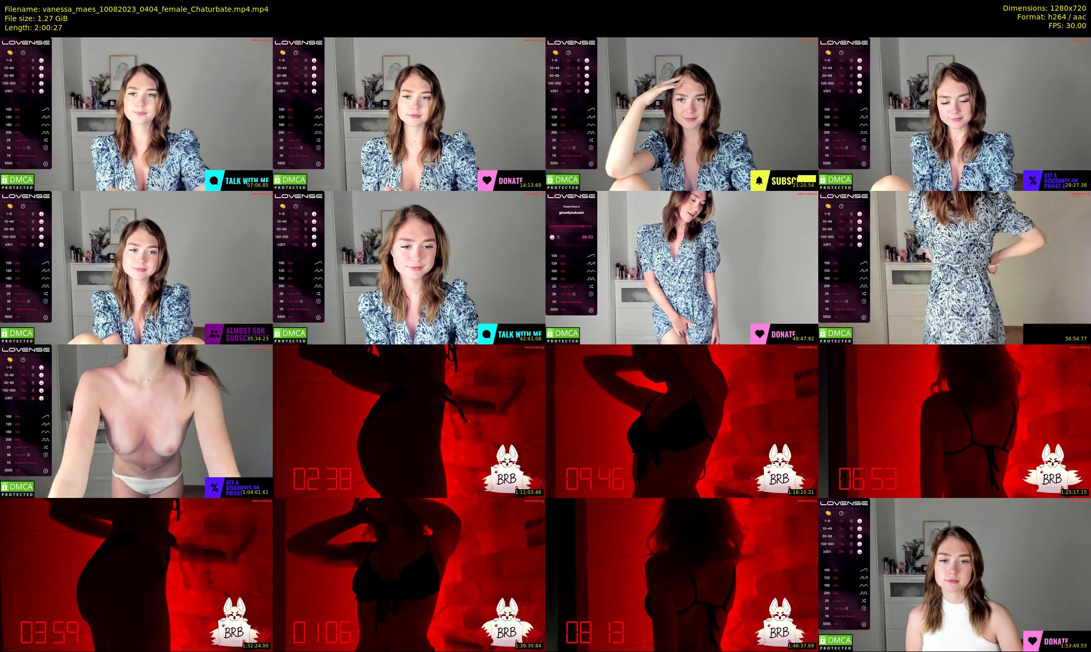 vanessa_maes — 121 minute Chaturbate female cam show recording, 720p, Aug 10, 2023