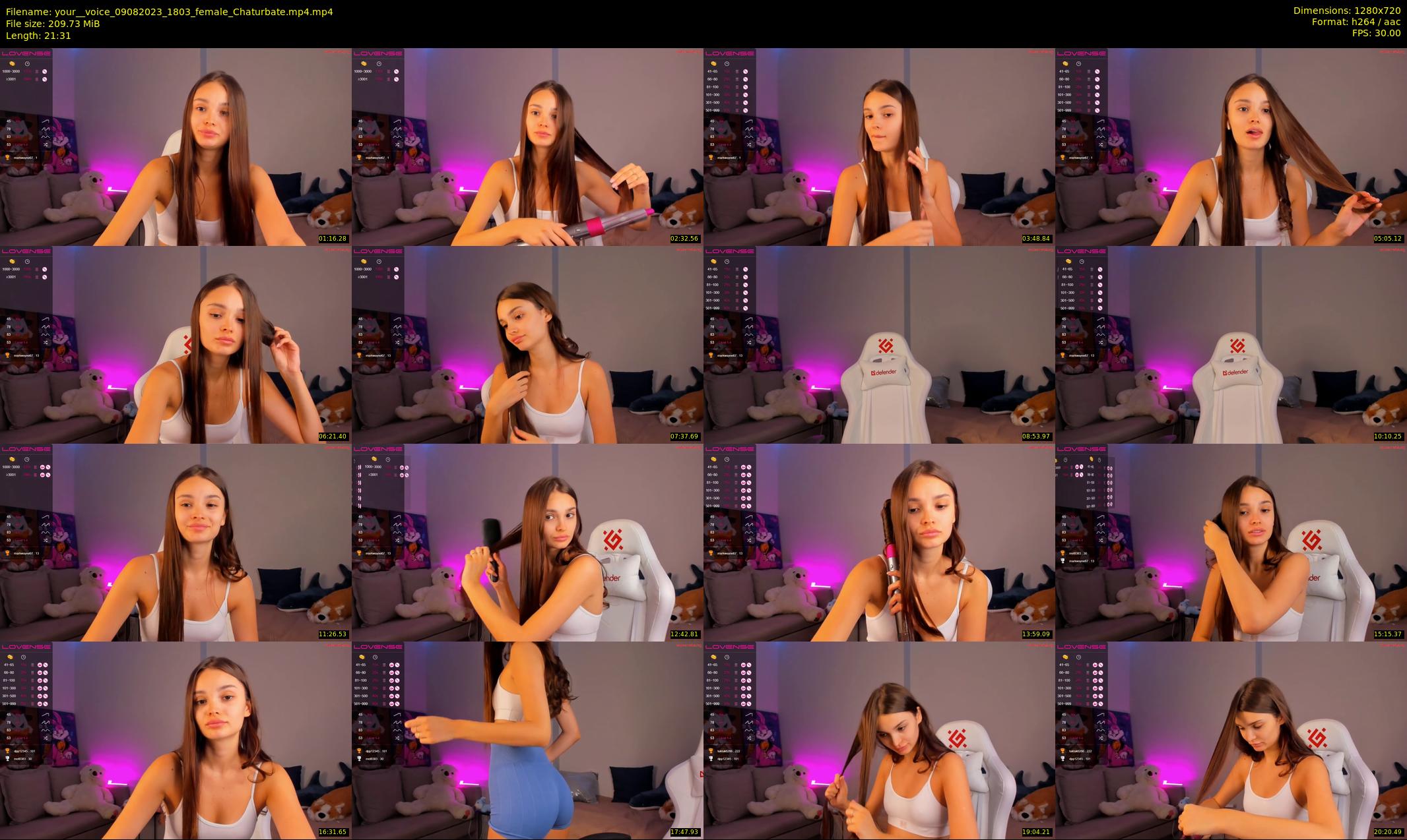 your__voice — 22 minute Chaturbate female cam show recording, 720p, Aug 9, 2023
