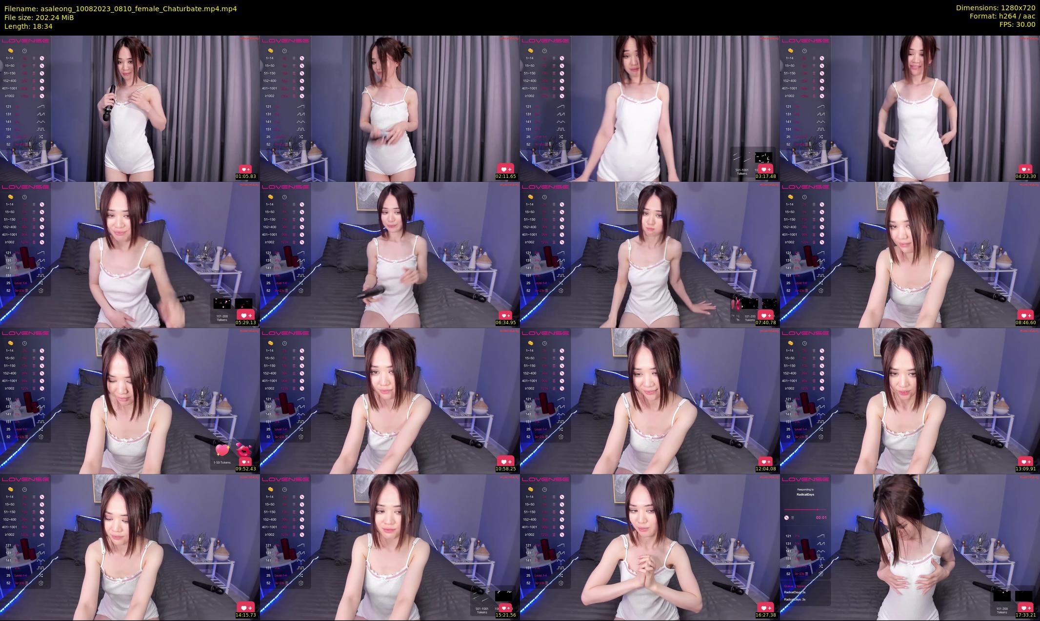 asaleong — 19 minute Chaturbate female cam show recording, 720p, Aug 10, 2023