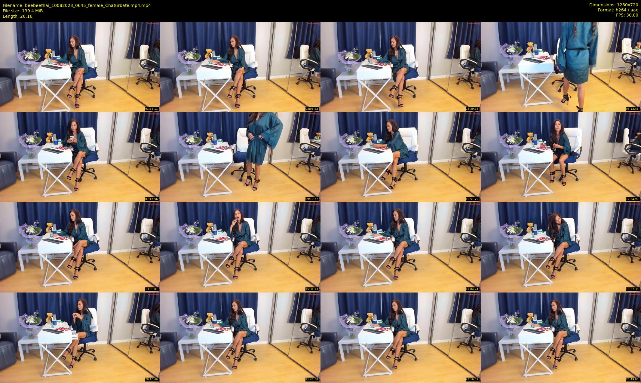 beebeethai — 27 minute Chaturbate female cam show recording, 720p, Aug 10, 2023