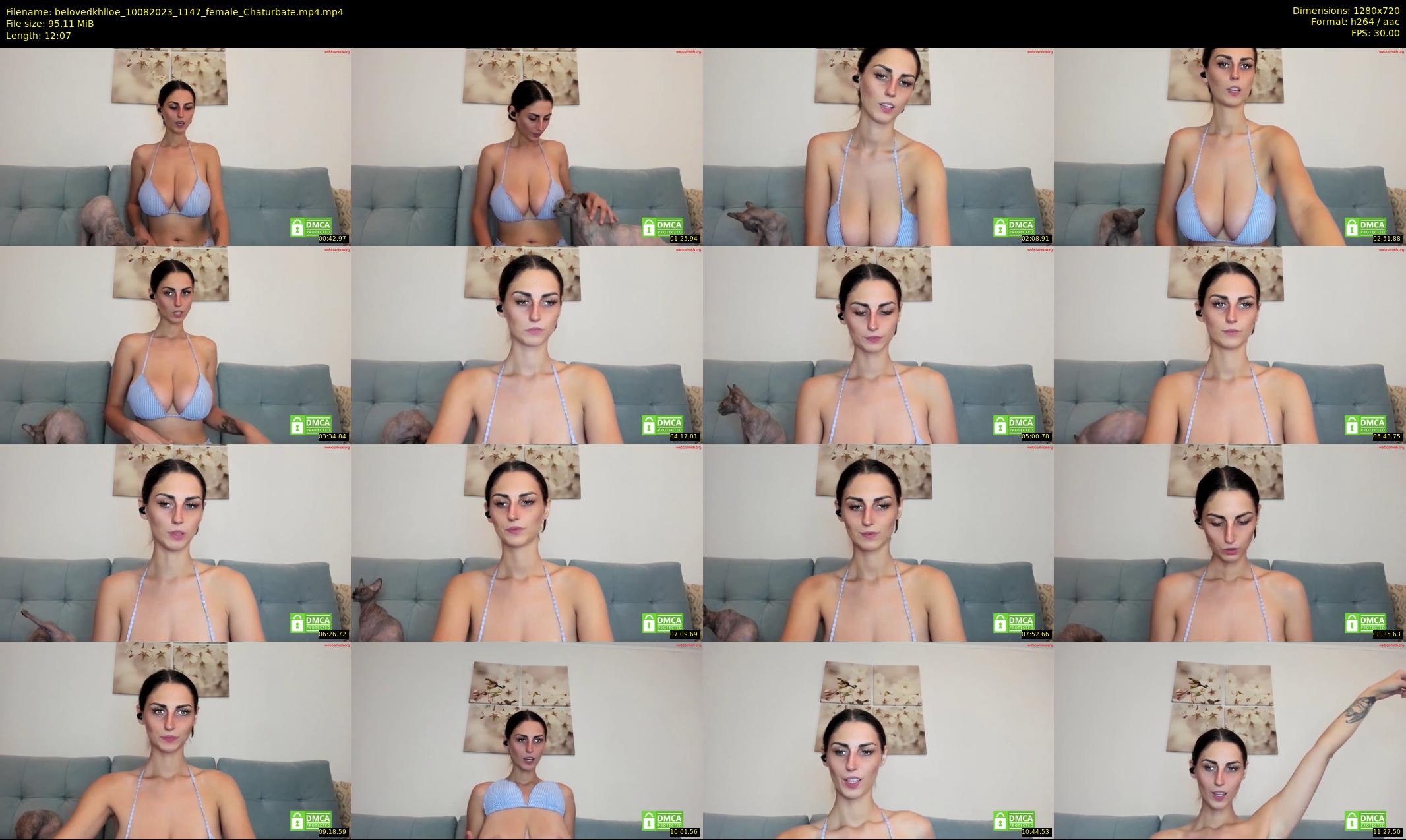belovedkhlloe — 13 minute Chaturbate female cam show recording, 720p, Aug 10, 2023