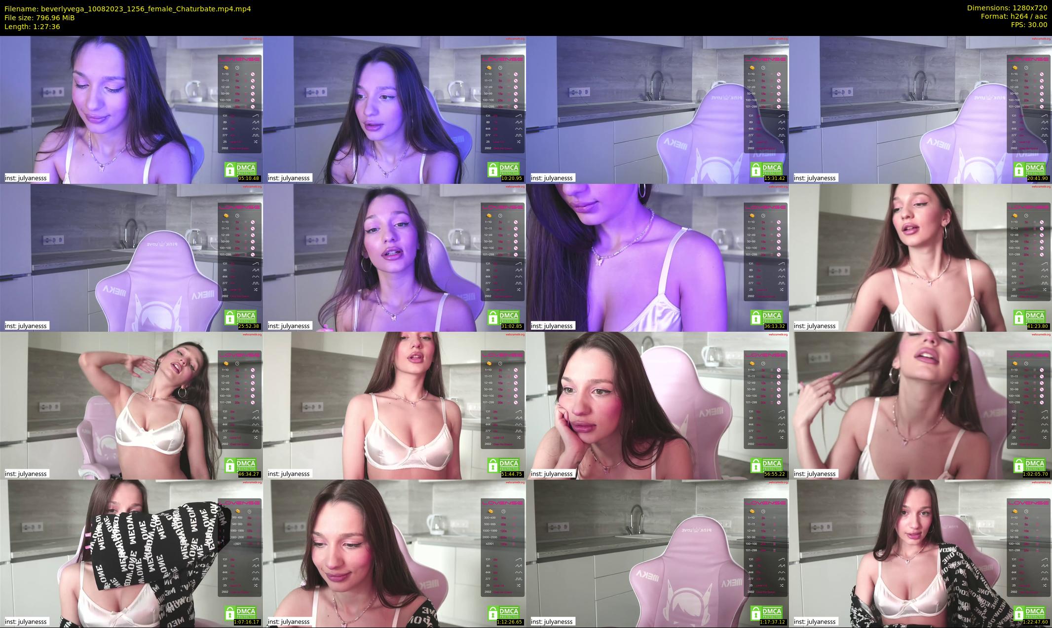 beverlyvega — 88 minute Chaturbate couple cam show recording, 720p, Aug 10, 2023