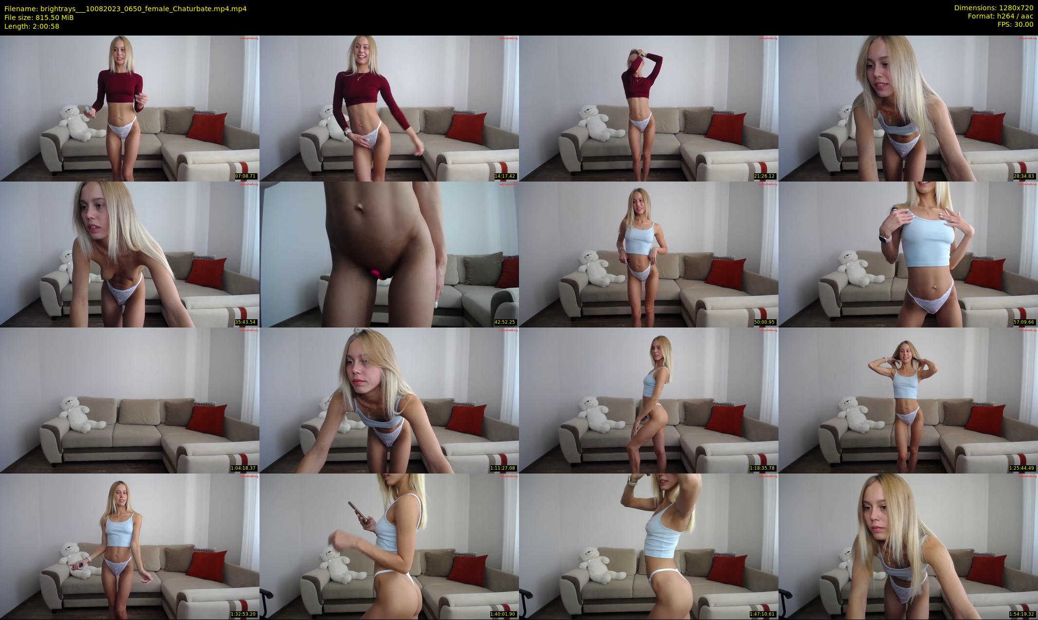 brightrays__ — 121 minute Chaturbate female cam show recording, 720p, Aug 10, 2023