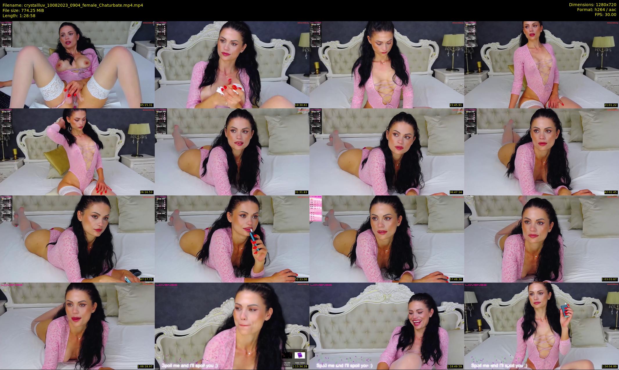 crystallluv — 89 minute Chaturbate female cam show recording, 720p, Aug 10, 2023