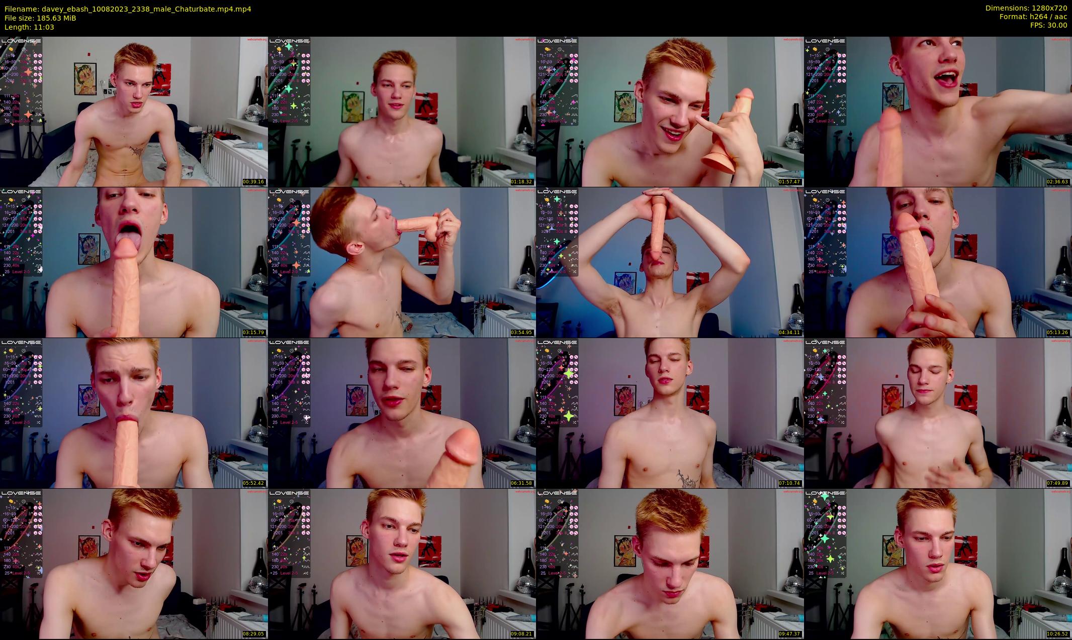 davey_ebash — 12 minute Chaturbate male cam show recording, 720p, Aug 10, 2023