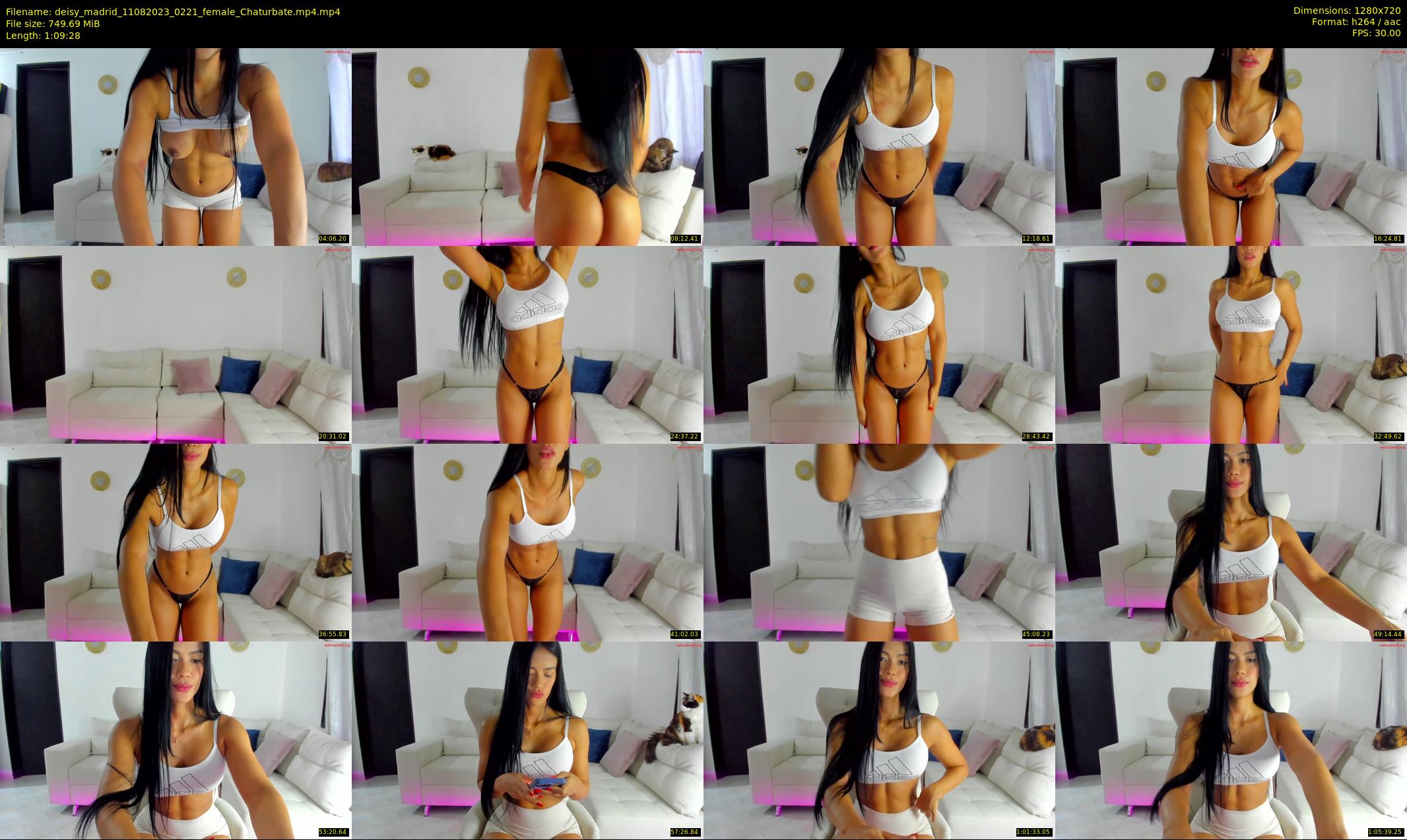 deisy_madrid — 70 minute Chaturbate female cam show recording, 720p, Aug 11, 2023