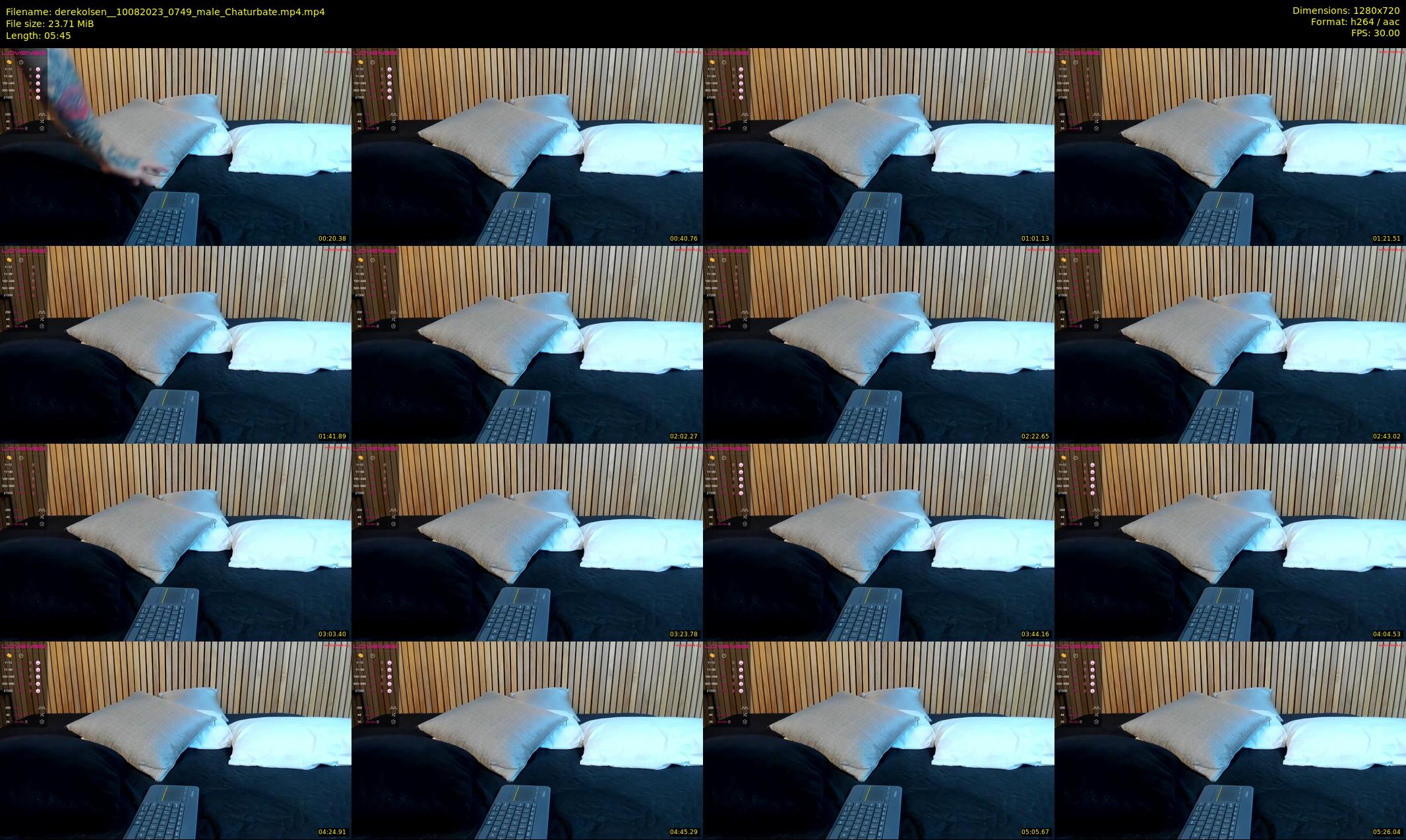 derekolsen_ — 6 minute Chaturbate male cam show recording, 720p, Aug 10, 2023