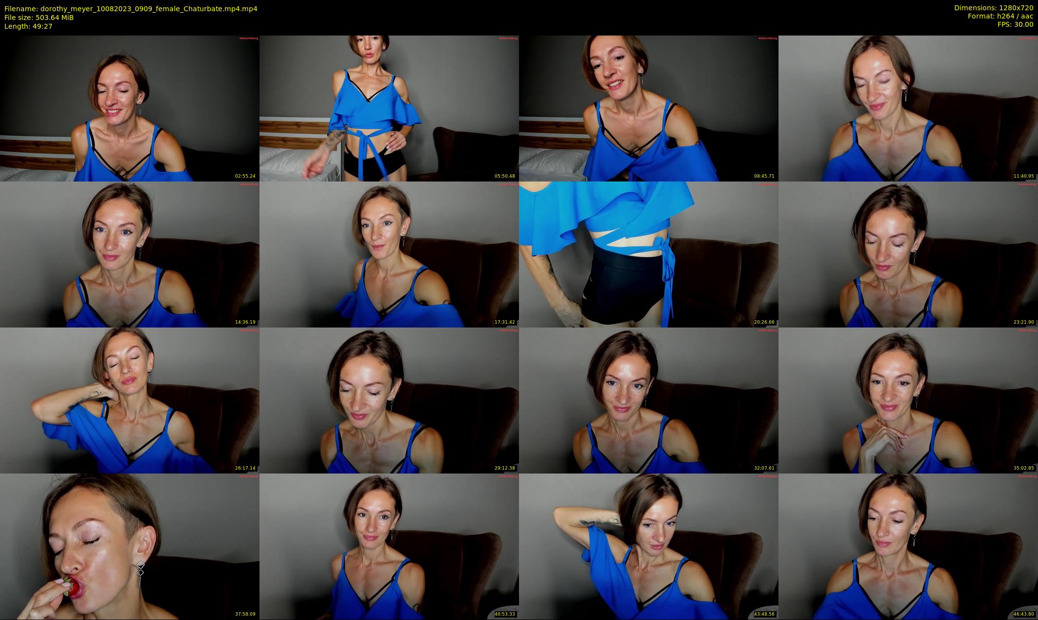 dorothy_meyer — 50 minute Chaturbate female cam show recording, 720p, Aug 10, 2023