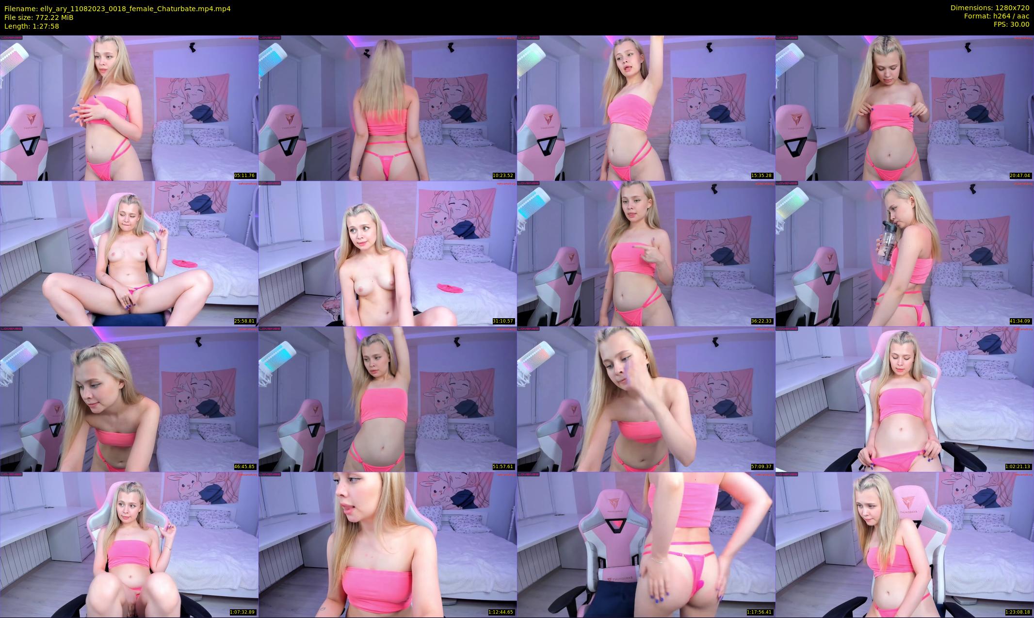 elly_ary — 88 minute Chaturbate female cam show recording, 720p, Aug 11, 2023