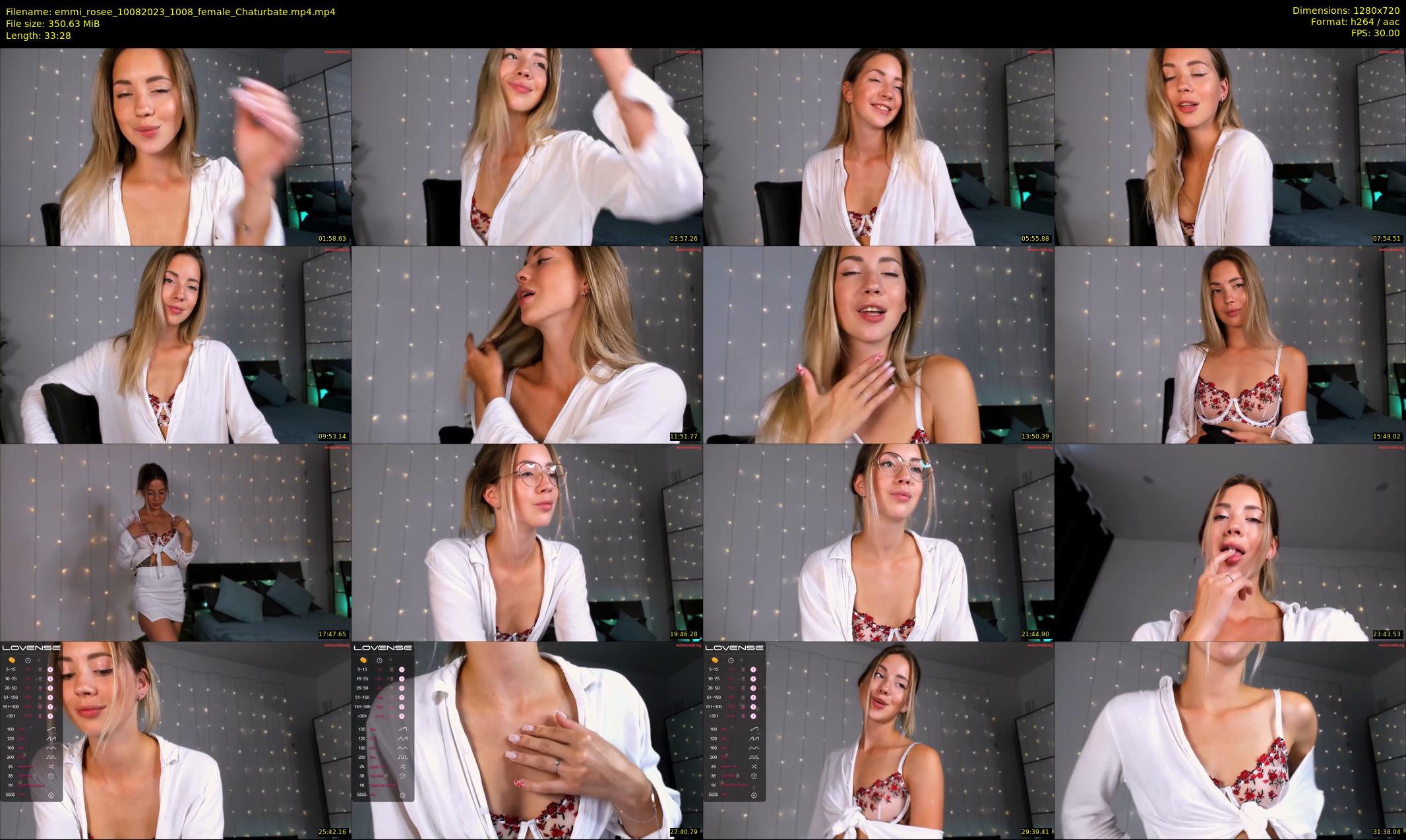 emmi_rosee — 34 minute Chaturbate female cam show recording, 720p, Aug 10, 2023