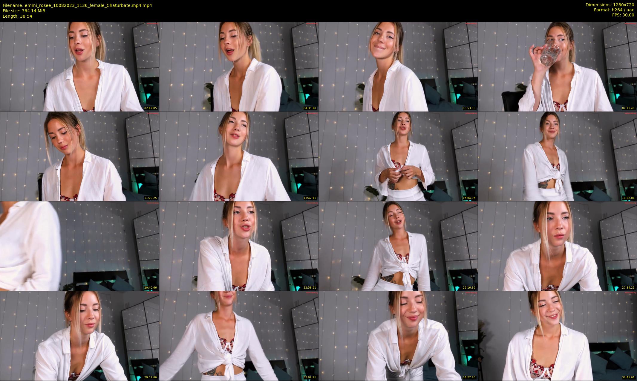 emmi_rosee — 39 minute Chaturbate female cam show recording, 720p, Aug 10, 2023