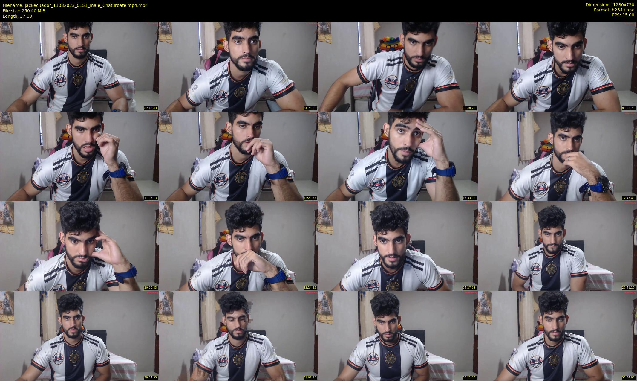 jackecuador — 38 minute Chaturbate male cam show recording, 720p, Aug 11, 2023