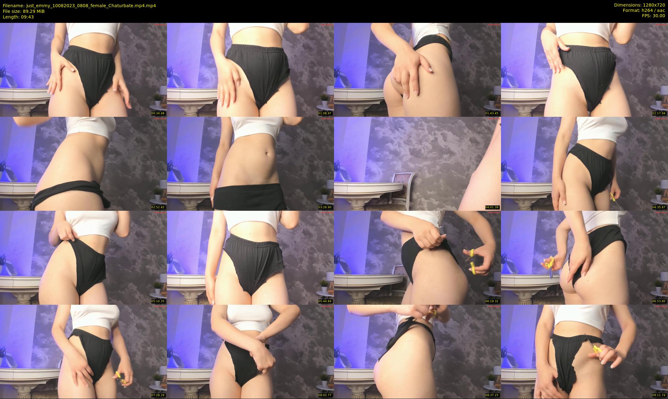just_emmy — 10 minute Chaturbate female cam show recording, 720p, Aug 10, 2023