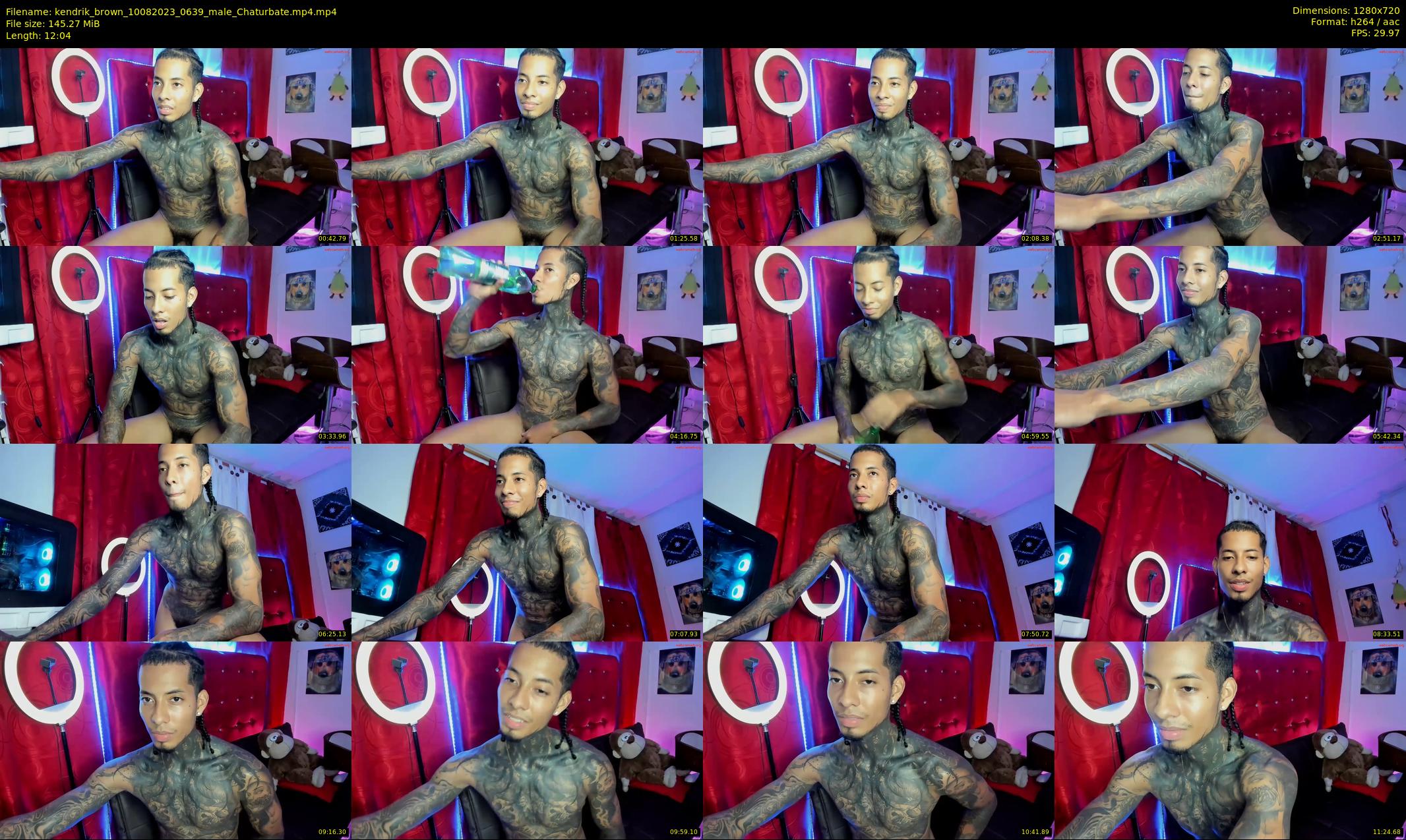 kendrik_brown — 13 minute Chaturbate male cam show recording, 720p, Aug 10, 2023