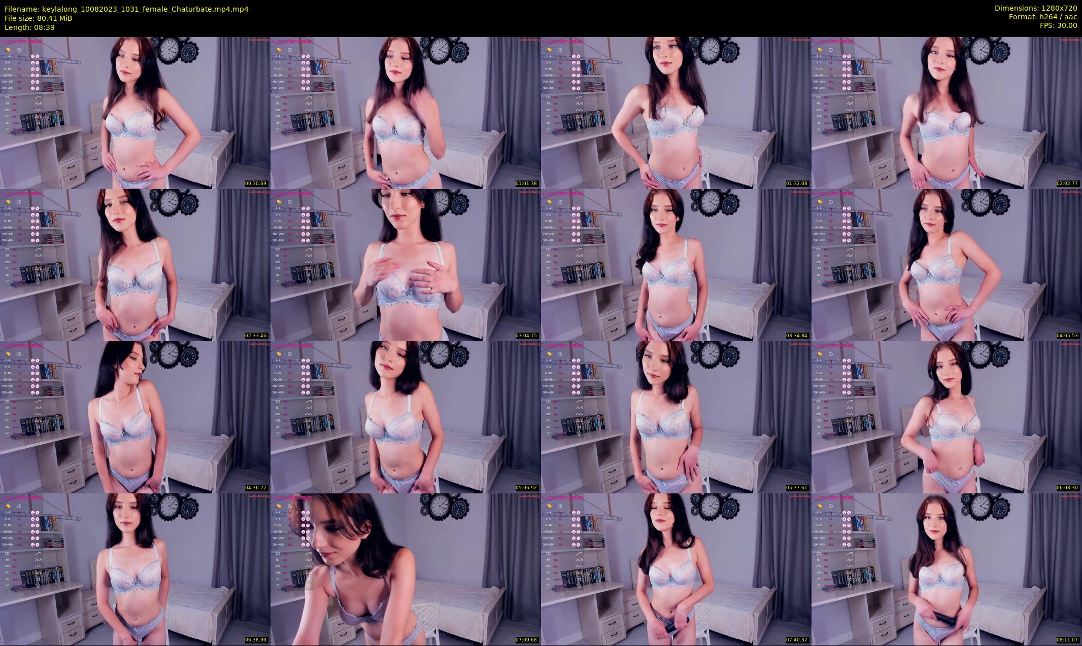 keylalong — 9 minute Chaturbate female cam show recording, 720p, Aug 10, 2023