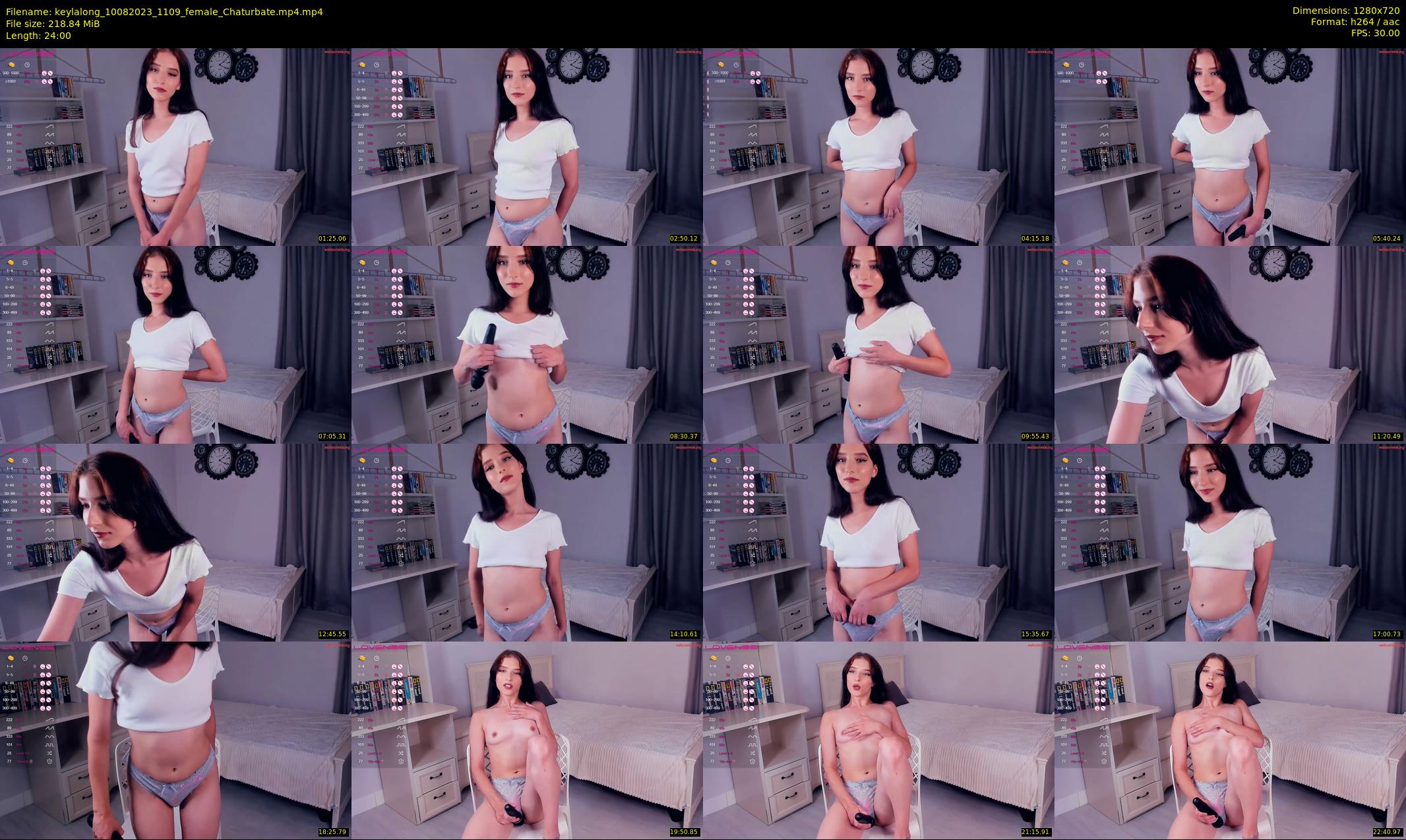 keylalong — 24 minute Chaturbate female cam show recording, 720p, Aug 10, 2023