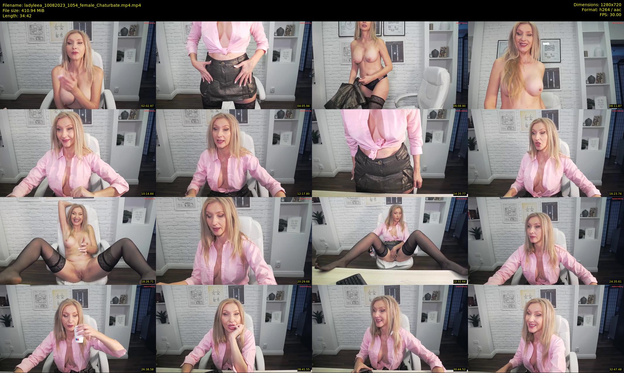 ladyleea — 35 minute Chaturbate female cam show recording, 720p, Aug 10, 2023