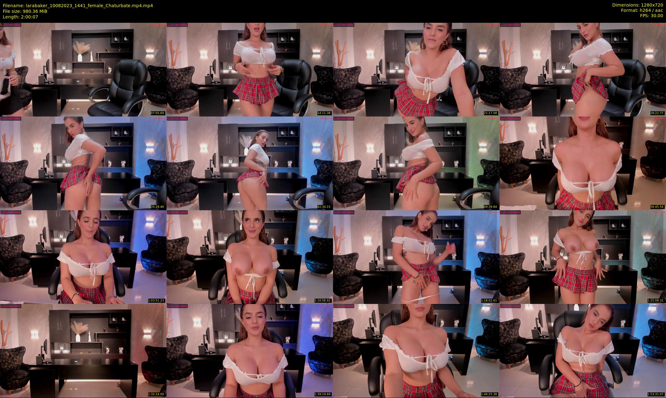 larabaker — 121 minute Chaturbate female cam show recording, 720p, Aug 10, 2023