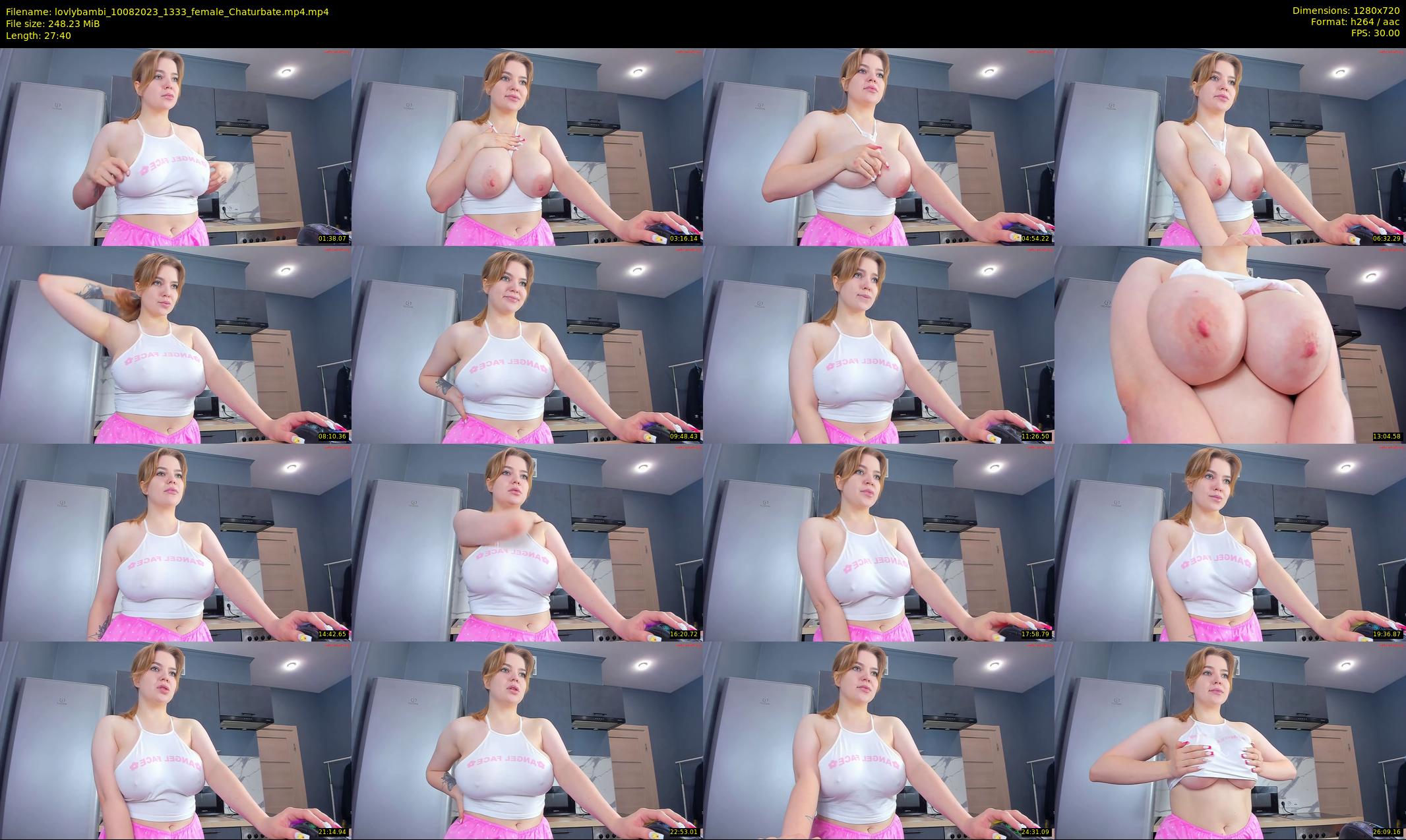 lovlybambi — 28 minute Chaturbate female cam show recording, 720p, Aug 10, 2023