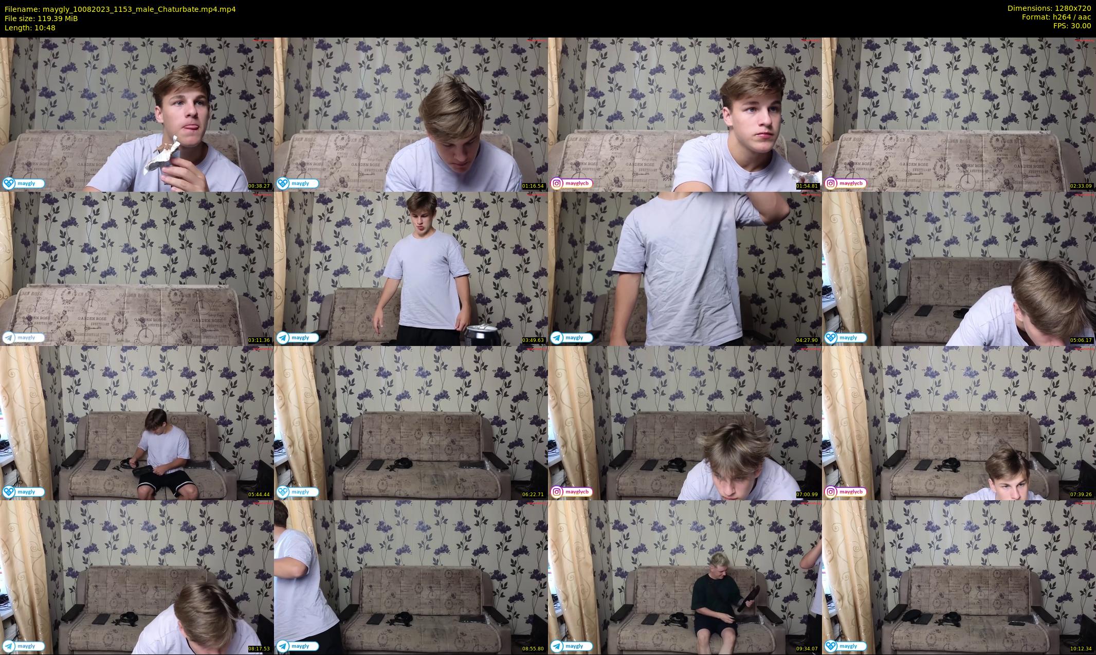 maygly — 11 minute Chaturbate male cam show recording, 720p, Aug 10, 2023
