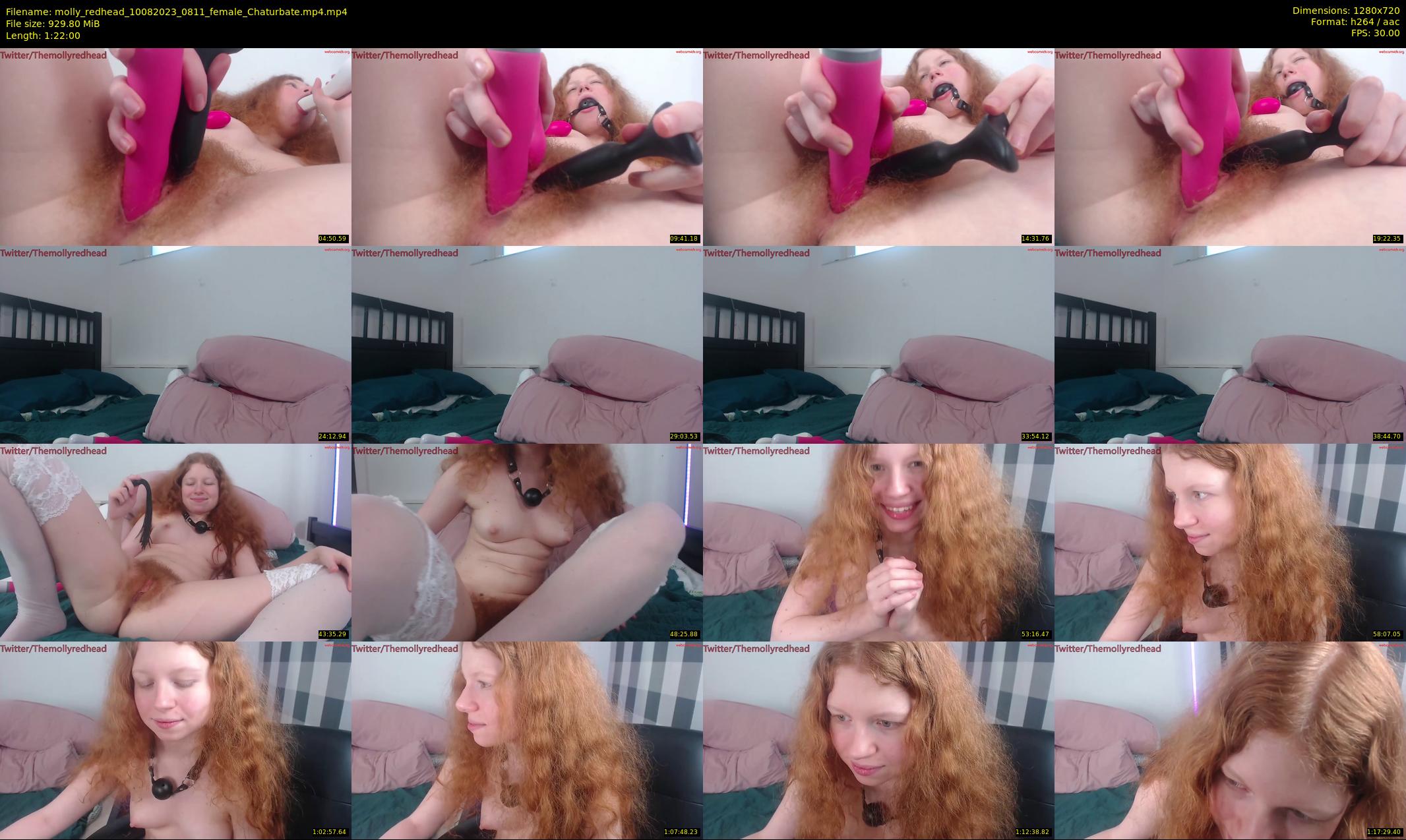 molly_redhead — 82 minute Chaturbate female cam show recording, 720p, Aug 10, 2023