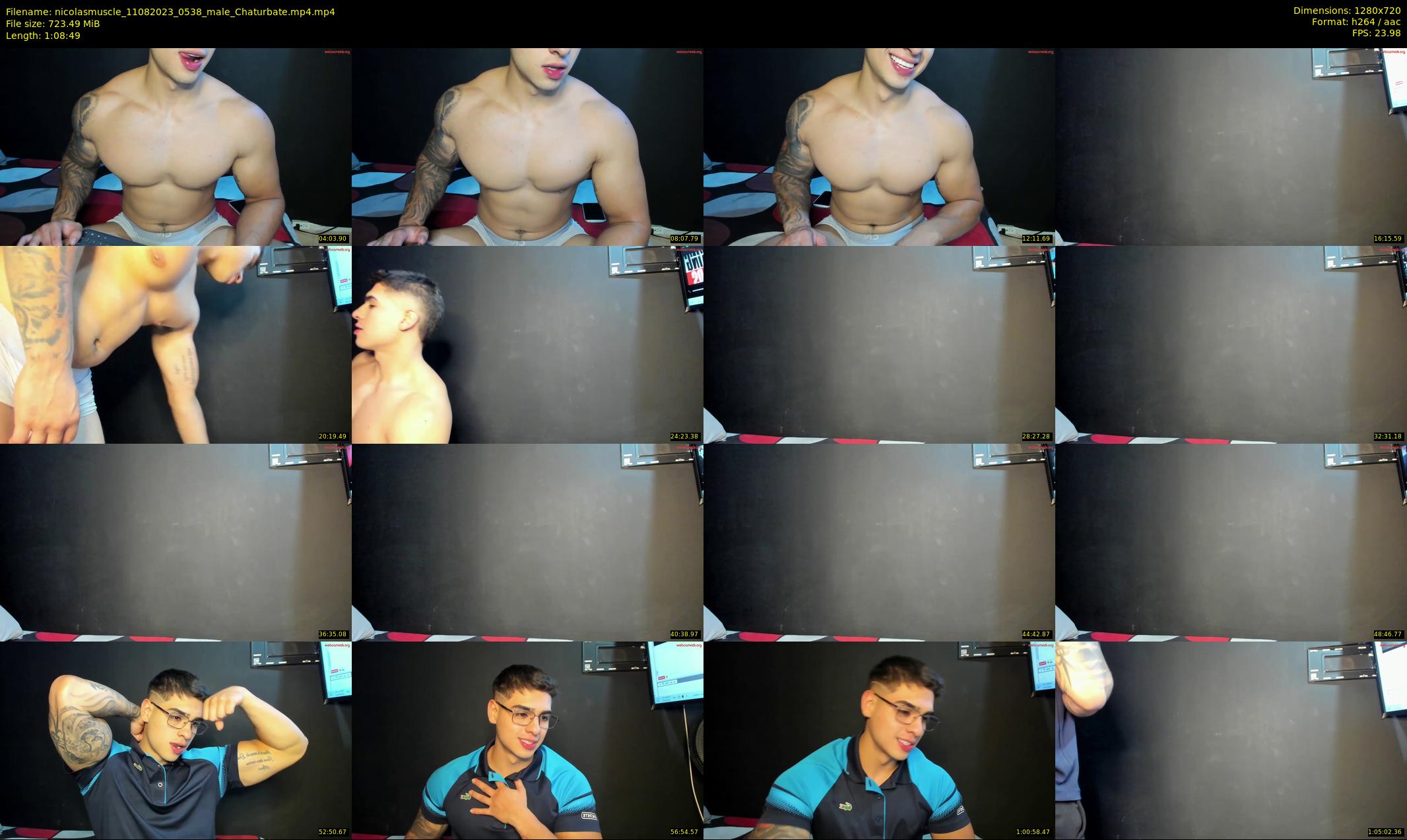 nicolasmuscle — 69 minute Chaturbate male cam show recording, 720p, Aug 11, 2023