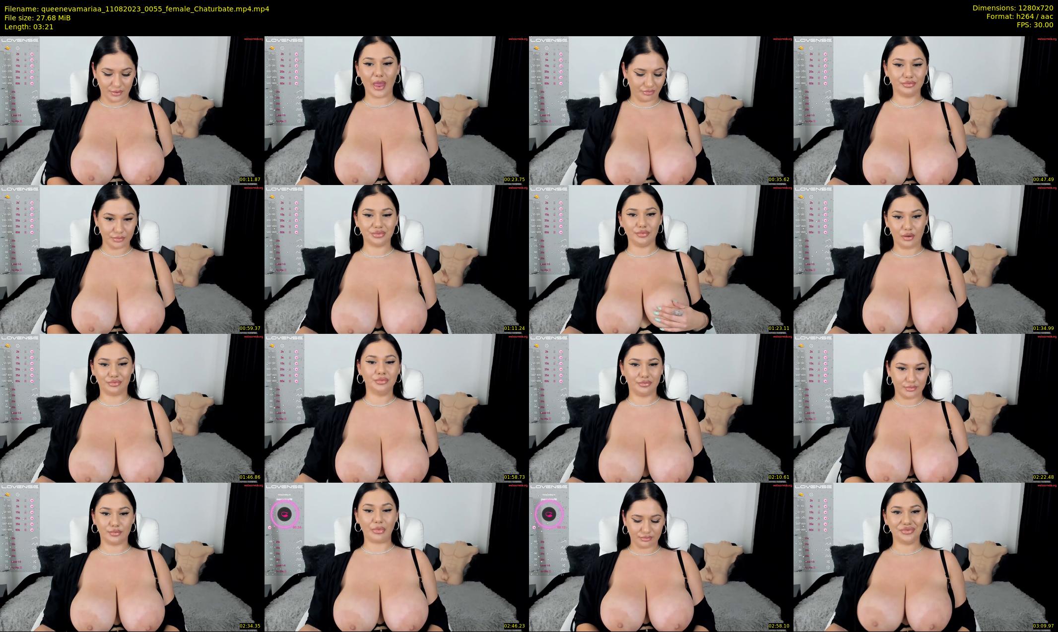 queenevamariaa — 4 minute Chaturbate female cam show recording, 720p, Aug 11, 2023