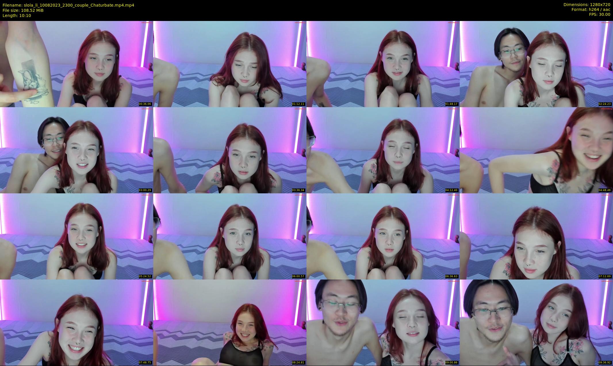slola_li — 11 minute Chaturbate couple cam show recording, 720p, Aug 10, 2023
