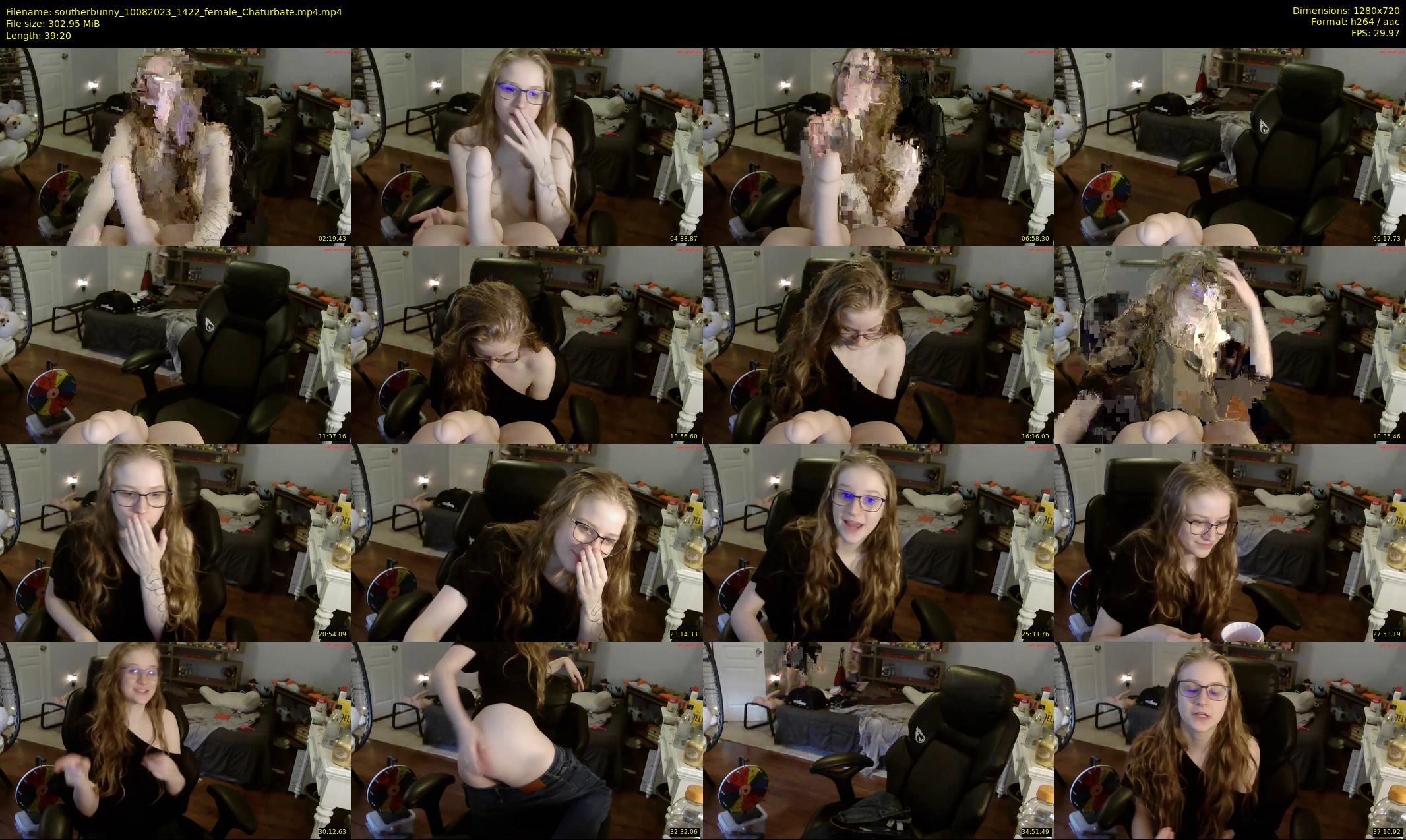 southerbunny — 40 minute Chaturbate female cam show recording, 720p, Aug 10, 2023