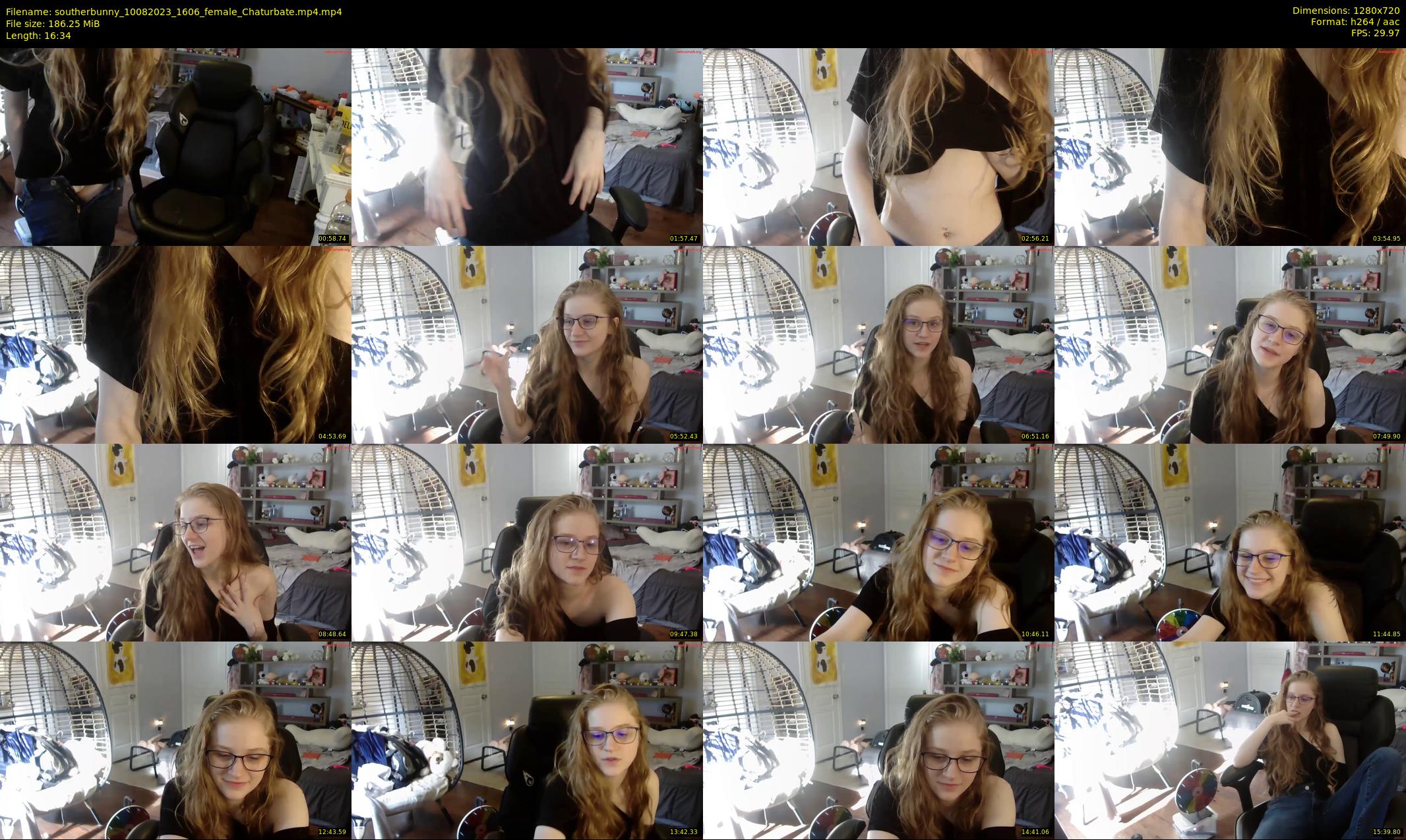 southerbunny — 17 minute Chaturbate female cam show recording, 720p, Aug 10, 2023
