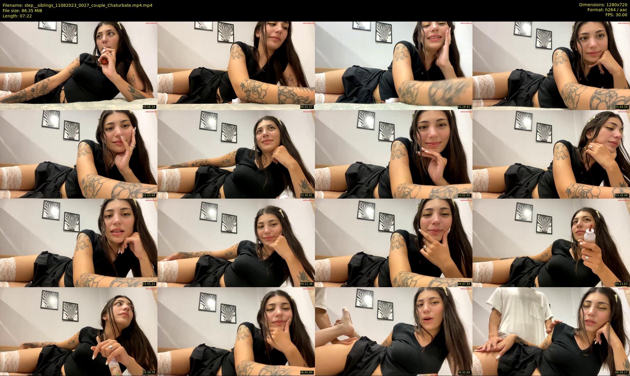 step__siblings — 8 minute Chaturbate couple cam show recording, 720p, Aug 11, 2023