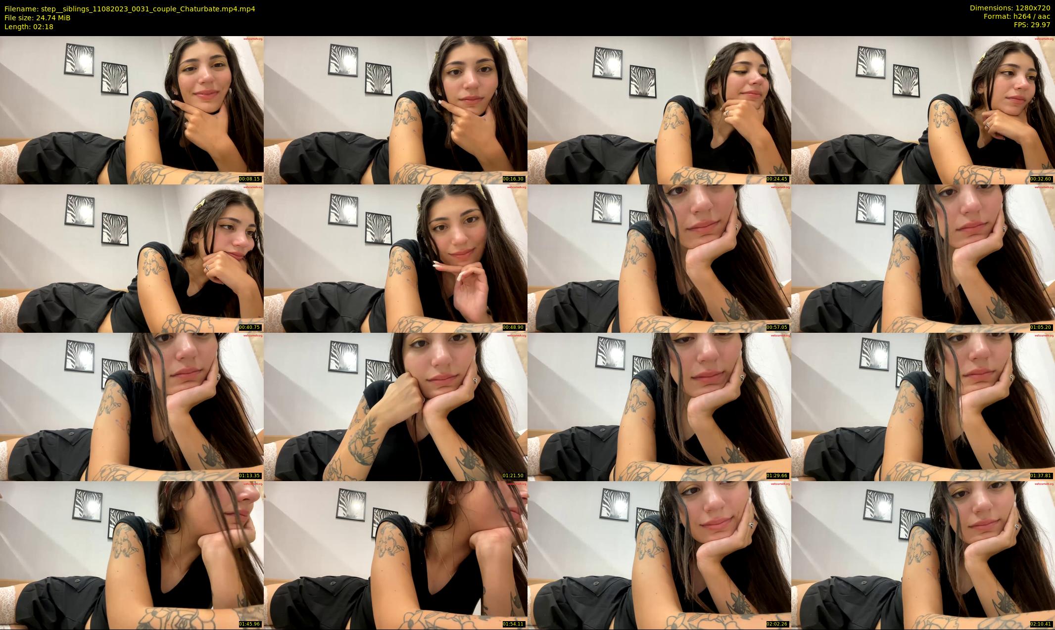step__siblings — 3 minute Chaturbate couple cam show recording, 720p, Aug 11, 2023