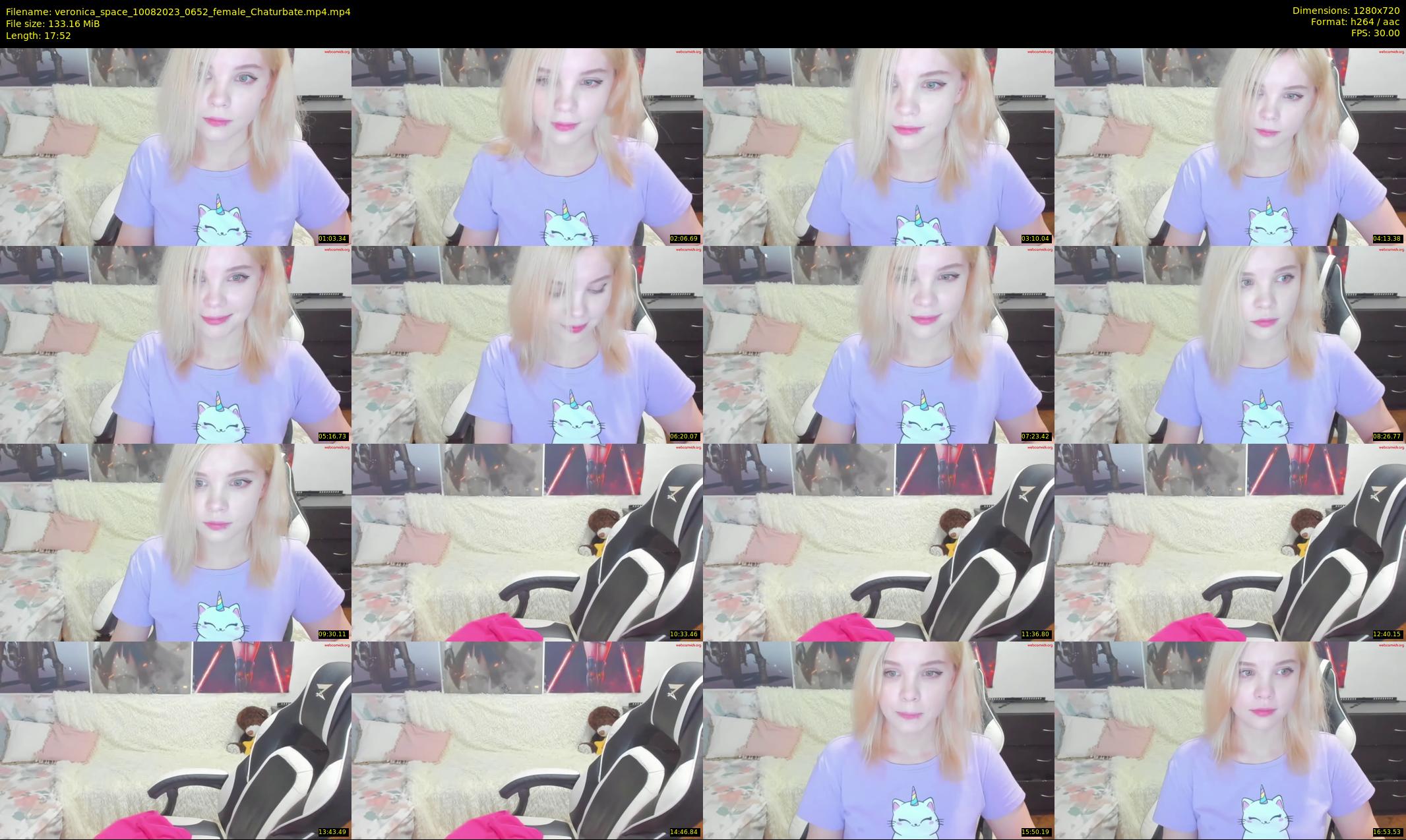 veronica_space — 18 minute Chaturbate female cam show recording, 720p, Aug 10, 2023
