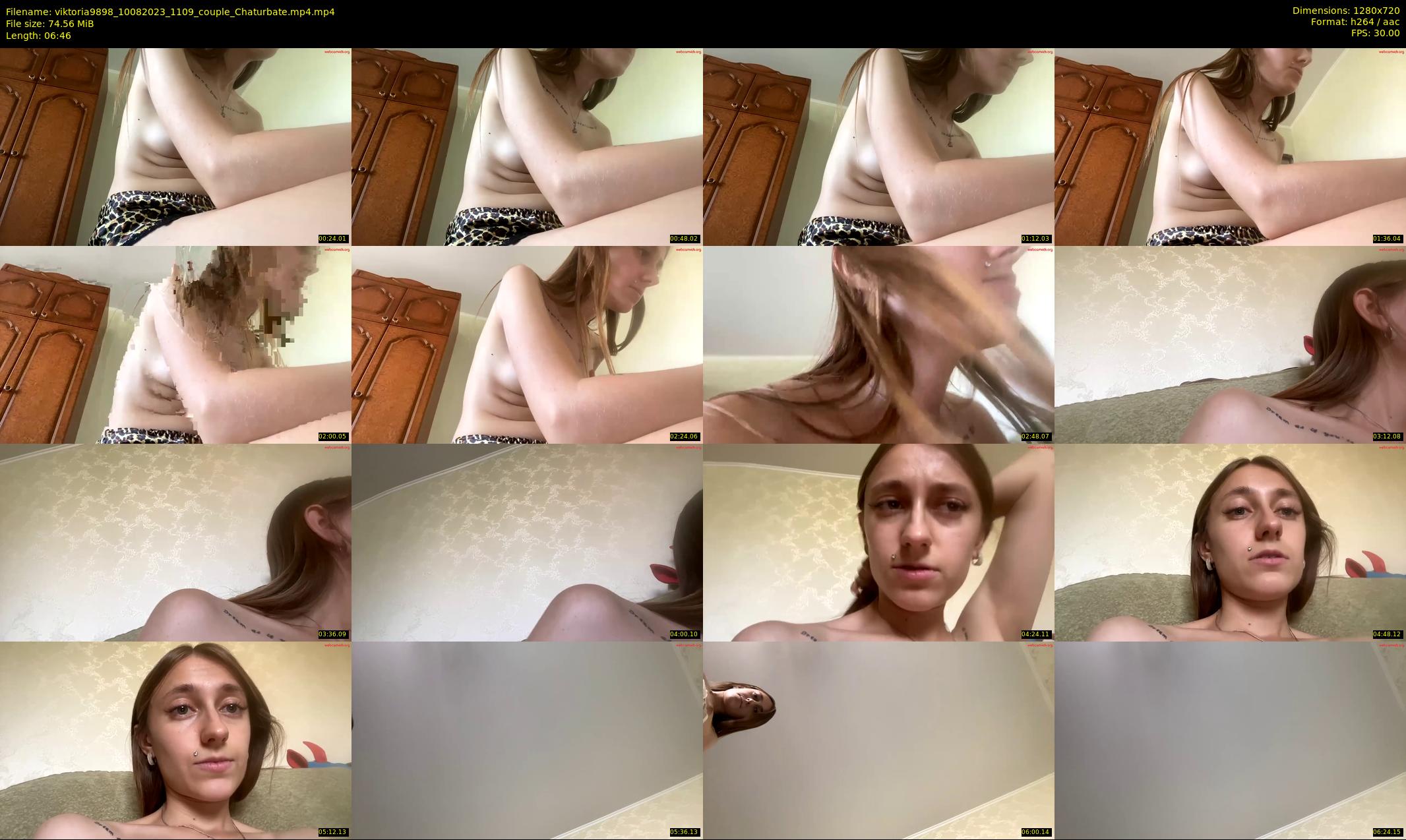 viktoria9898 — 7 minute Chaturbate couple cam show recording, 720p, Aug 10, 2023