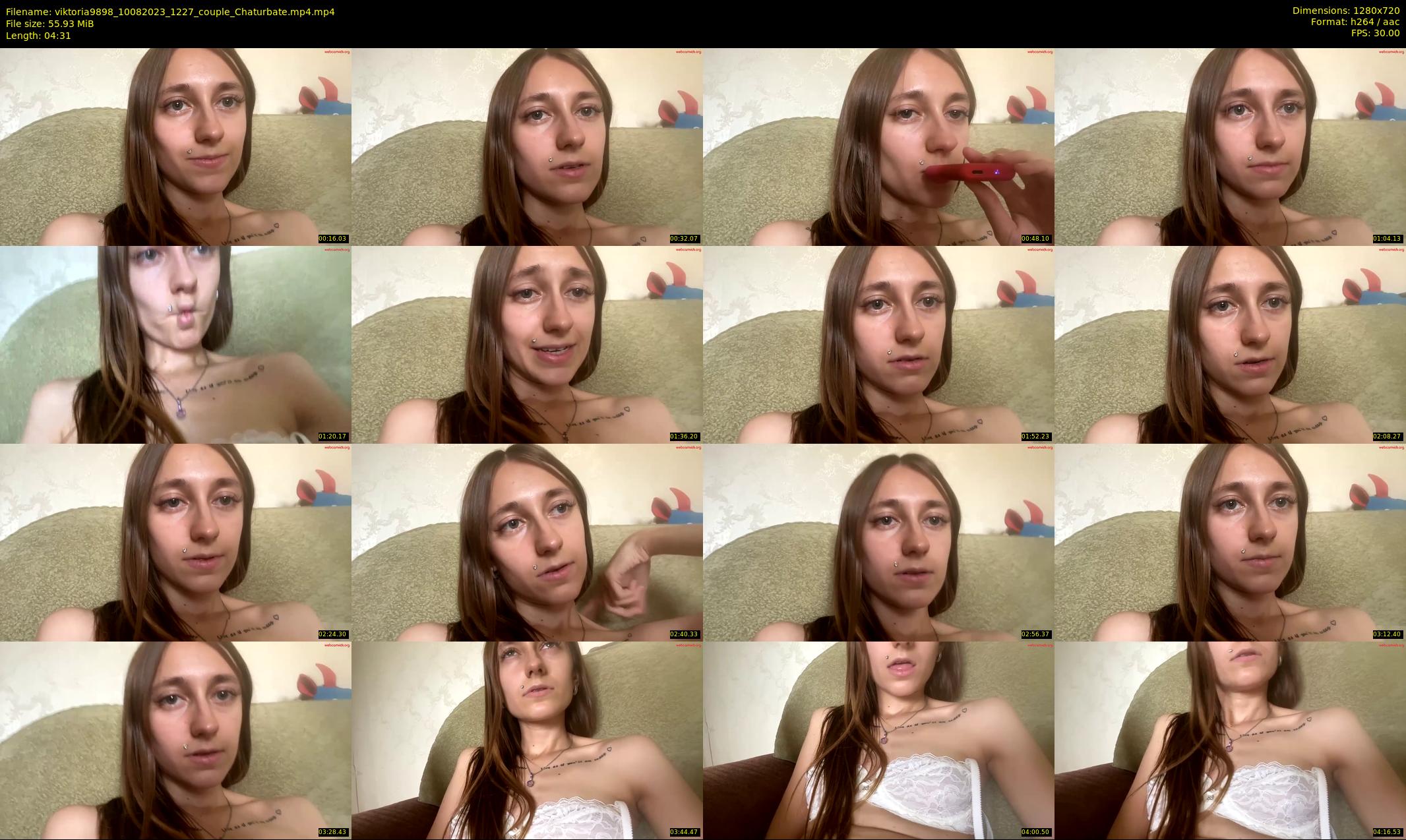 viktoria9898 — 5 minute Chaturbate couple cam show recording, 720p, Aug 10, 2023