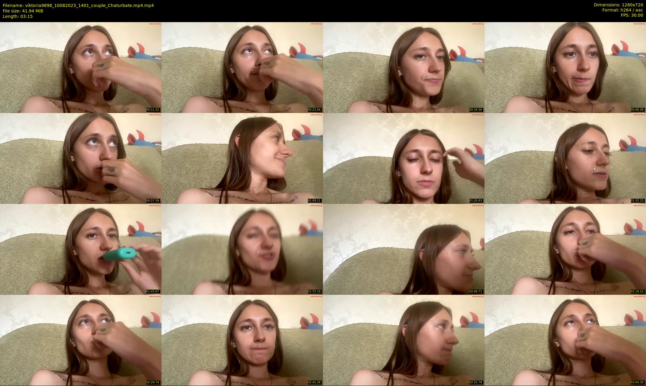 viktoria9898 — 4 minute Chaturbate couple cam show recording, 720p, Aug 10, 2023