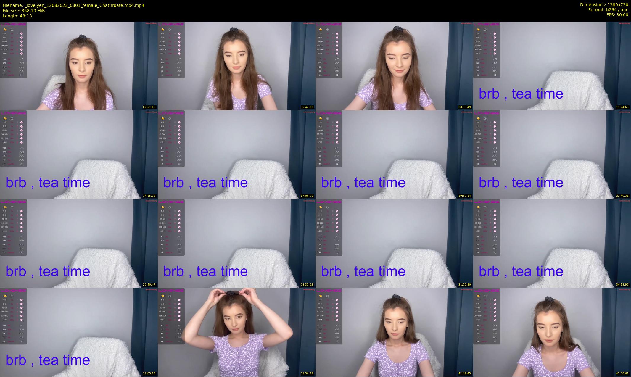 _lovelyen — 49 minute Chaturbate female cam show recording, 720p, Aug 12, 2023