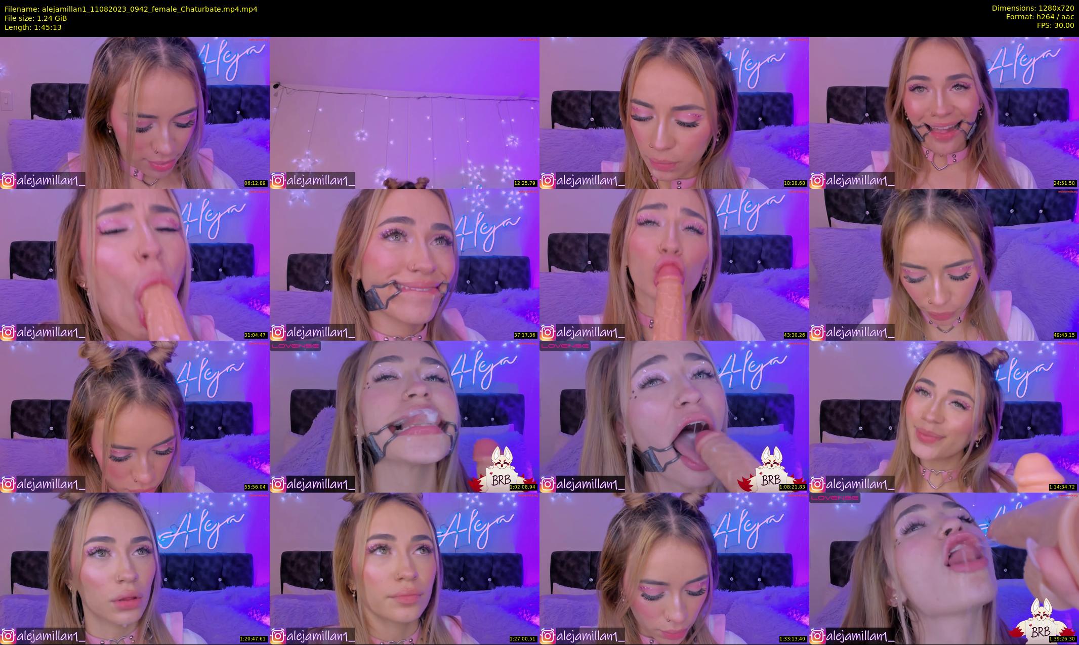 alejamillan1 — 106 minute Chaturbate female cam show recording, 720p, Aug 11, 2023