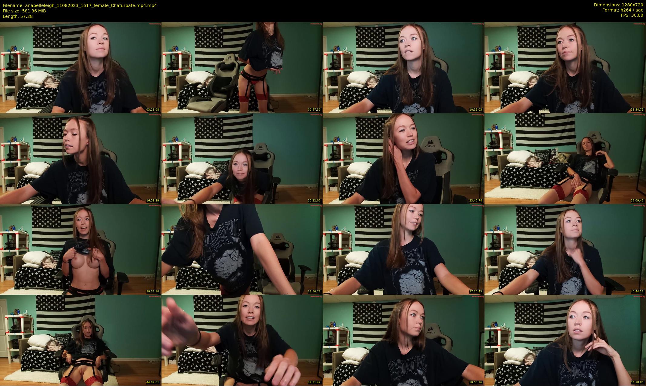 anabelleleigh — 58 minute Chaturbate female cam show recording, 720p, Aug 11, 2023