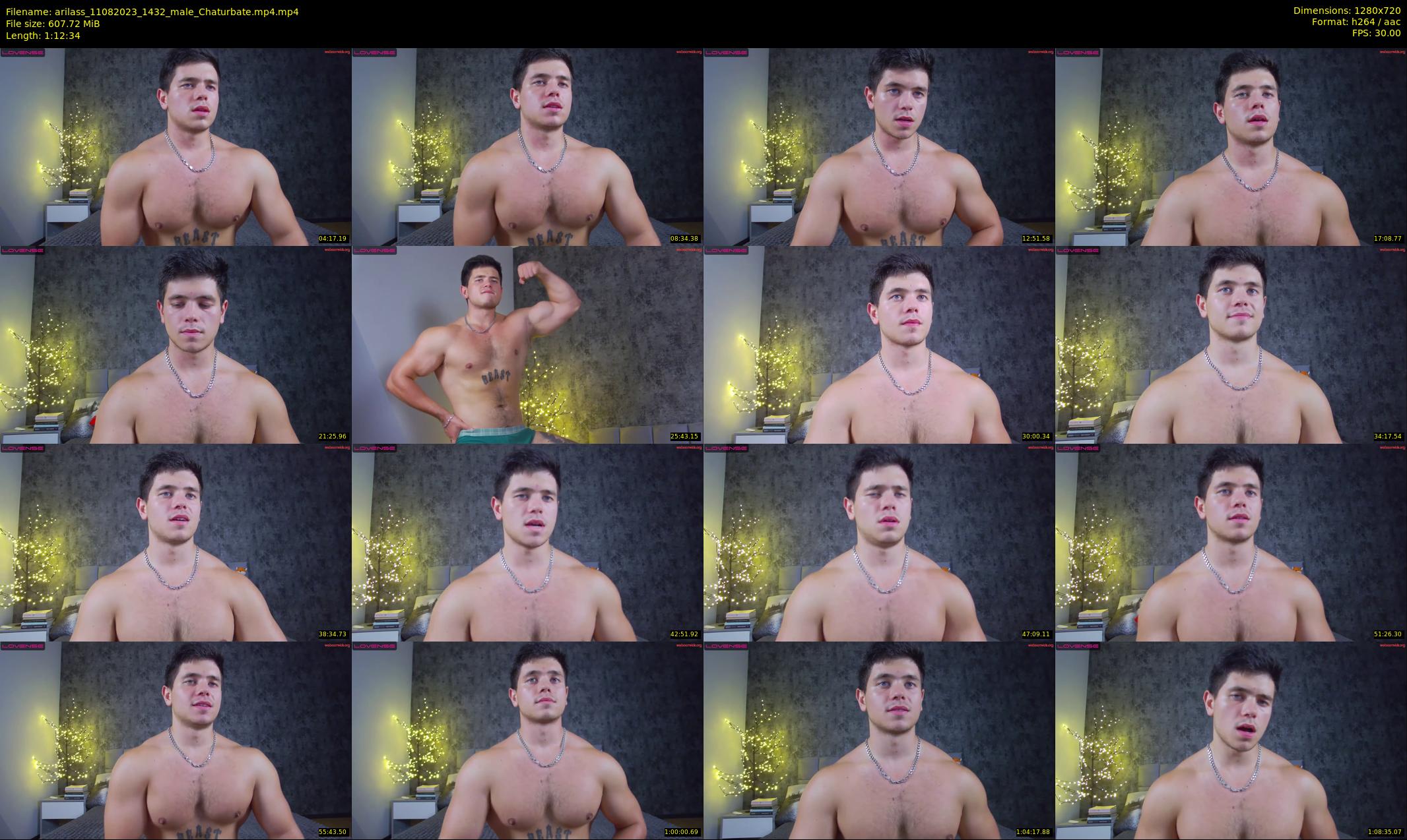 arilass — 73 minute Chaturbate male cam show recording, 720p, Aug 11, 2023