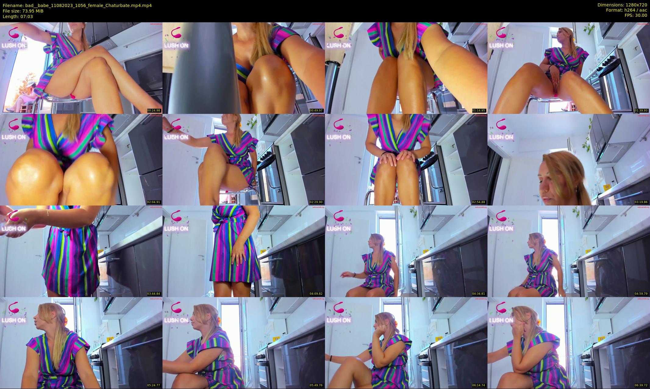bad__babe — 8 minute Chaturbate female cam show recording, 720p, Aug 11, 2023