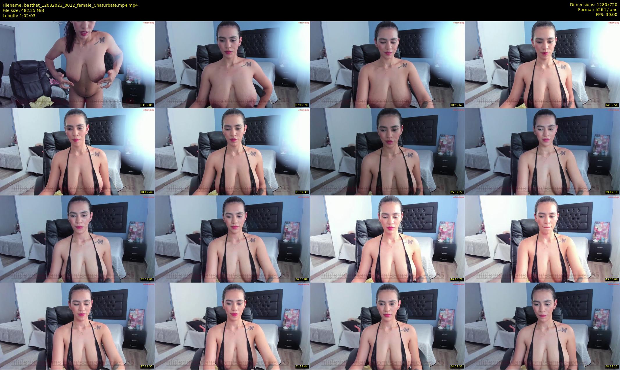 basthet — 63 minute Chaturbate female cam show recording, 720p, Aug 12, 2023