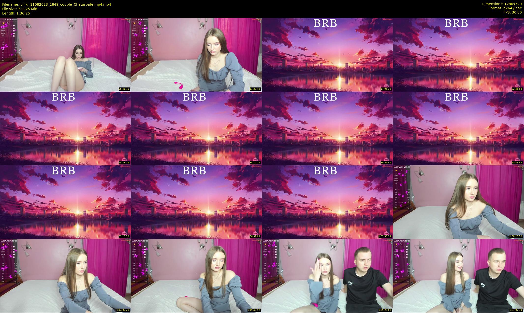 bjliki — 97 minute Chaturbate couple cam show recording, 720p, Aug 11, 2023