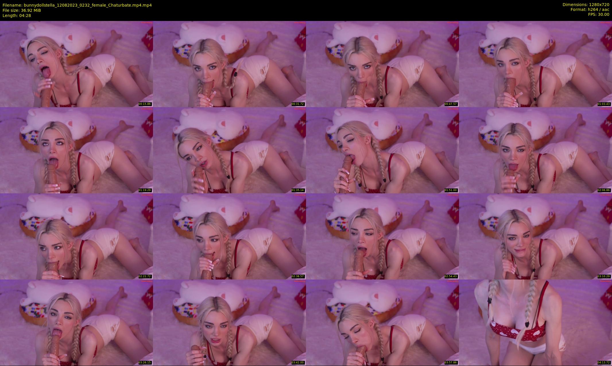 bunnydollstella — 5 minute Chaturbate female cam show recording, 720p, Aug 12, 2023