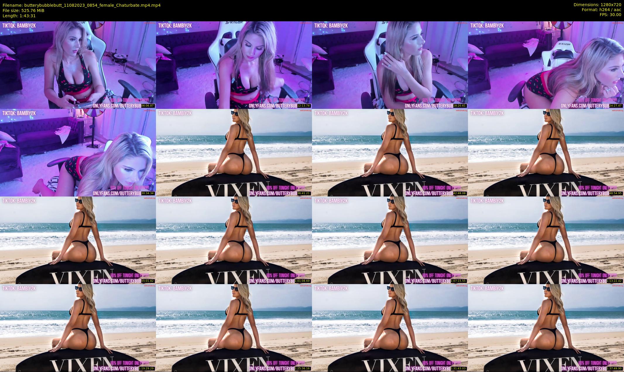 butterybubblebutt — 104 minute Chaturbate couple cam show recording, 720p, Aug 11, 2023