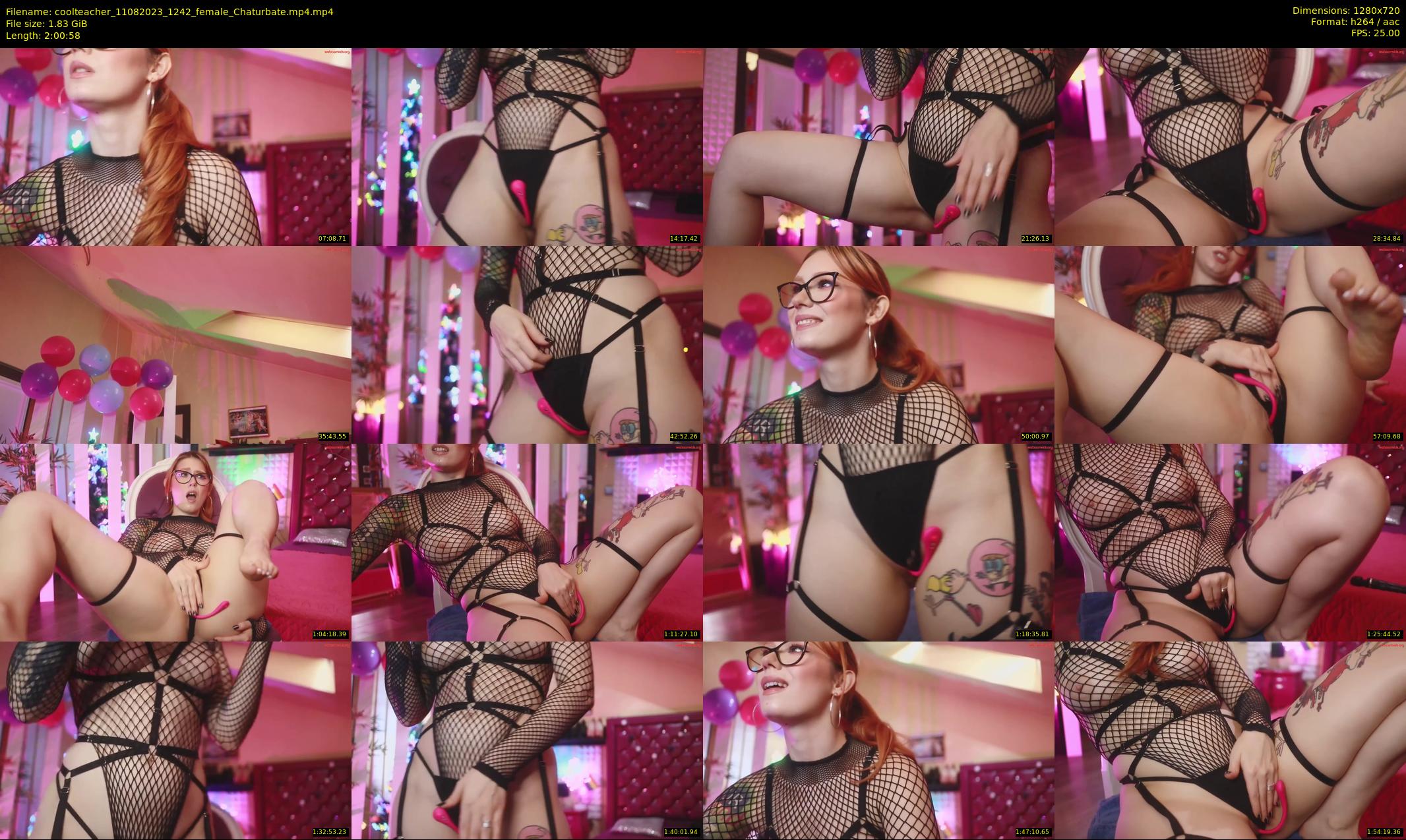coolteacher — 121 minute Chaturbate female cam show recording, 720p, Aug 11, 2023