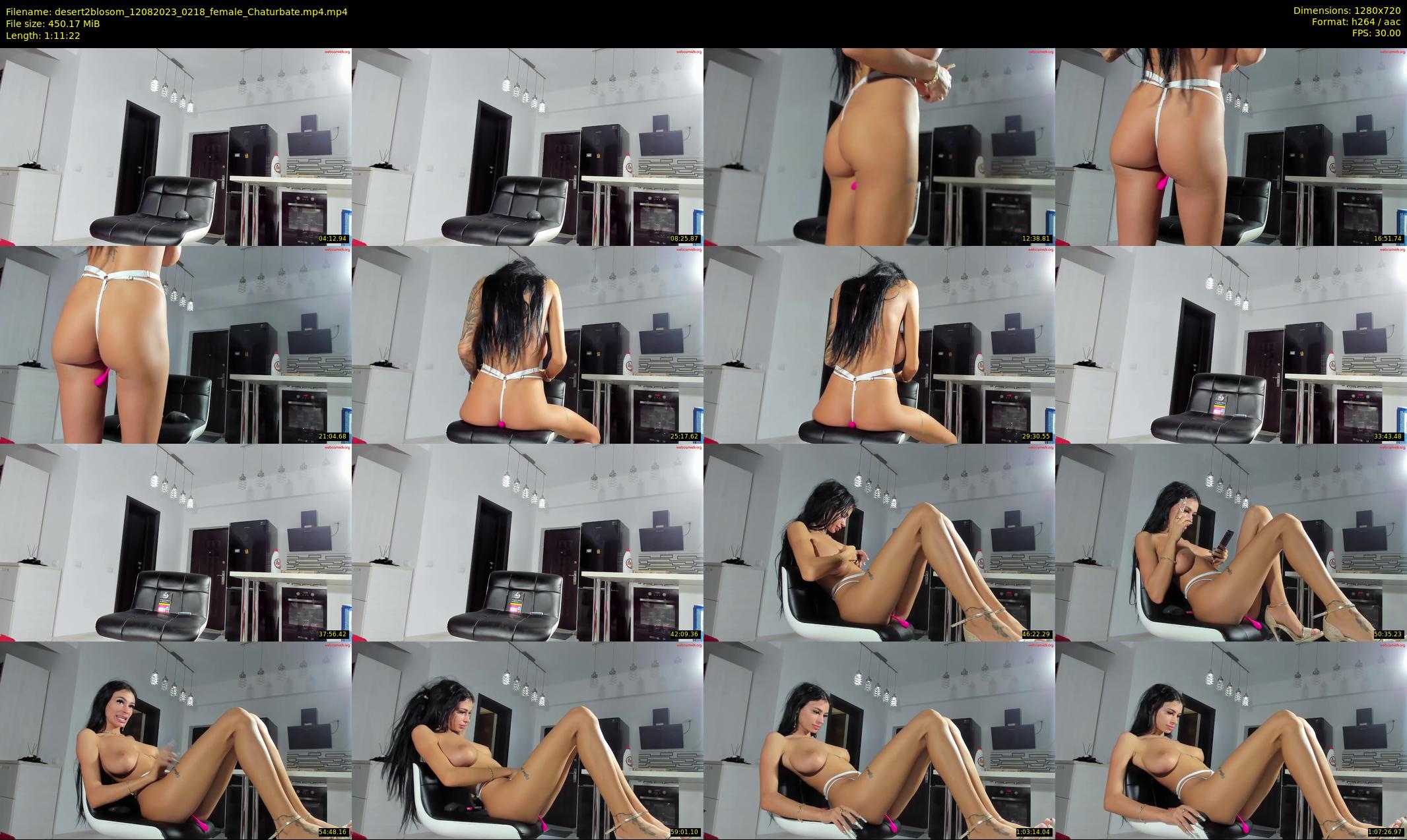 desert2blosom — 72 minute Chaturbate female cam show recording, 720p, Aug 12, 2023