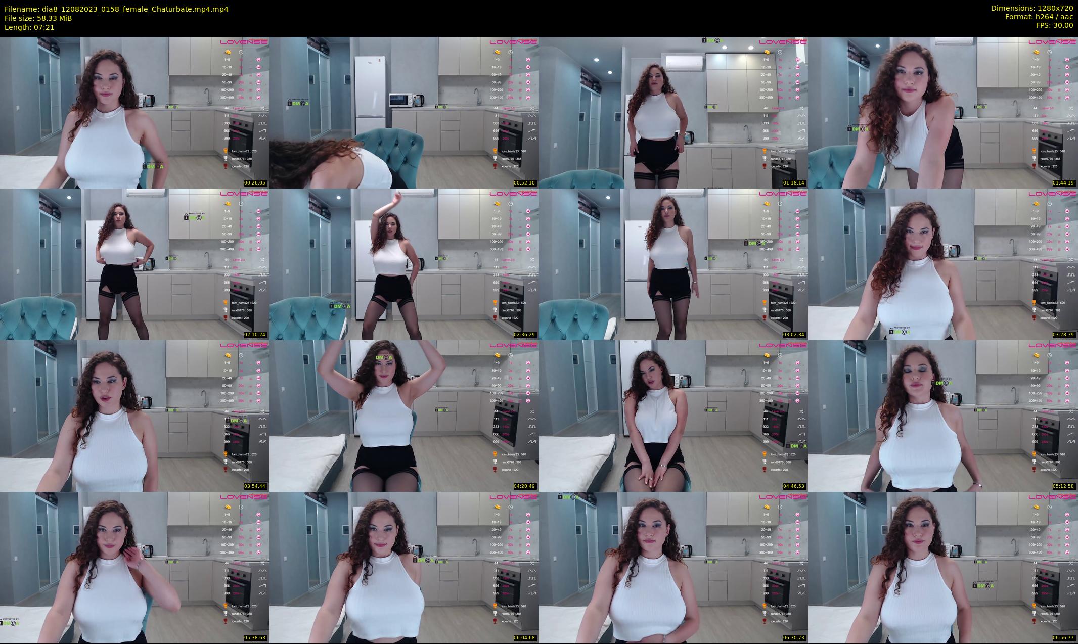 dia8 — 8 minute Chaturbate female cam show recording, 720p, Aug 12, 2023
